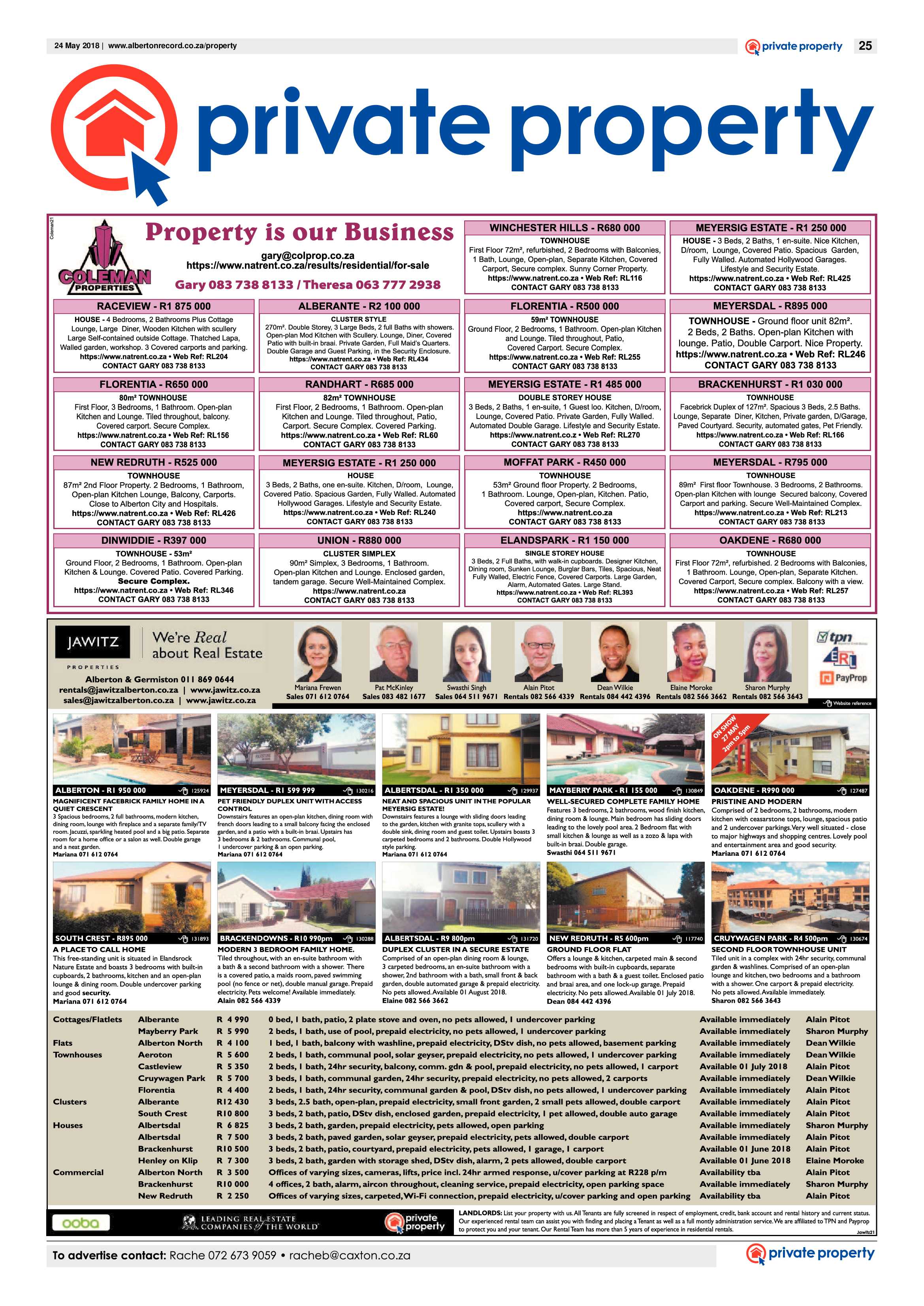 Alberton Record 23 May 2018 page 27