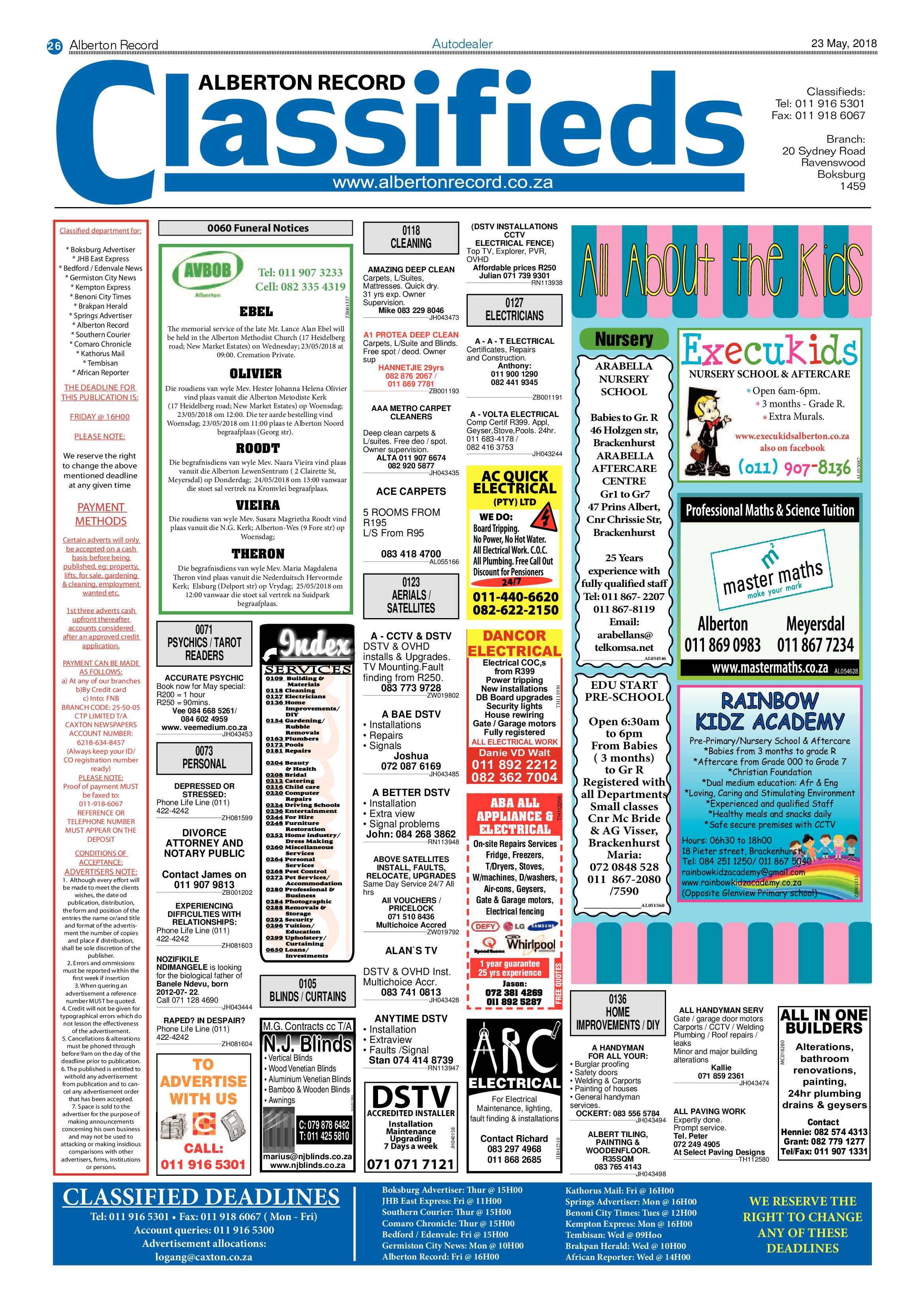 Alberton Record 23 May 2018 page 28