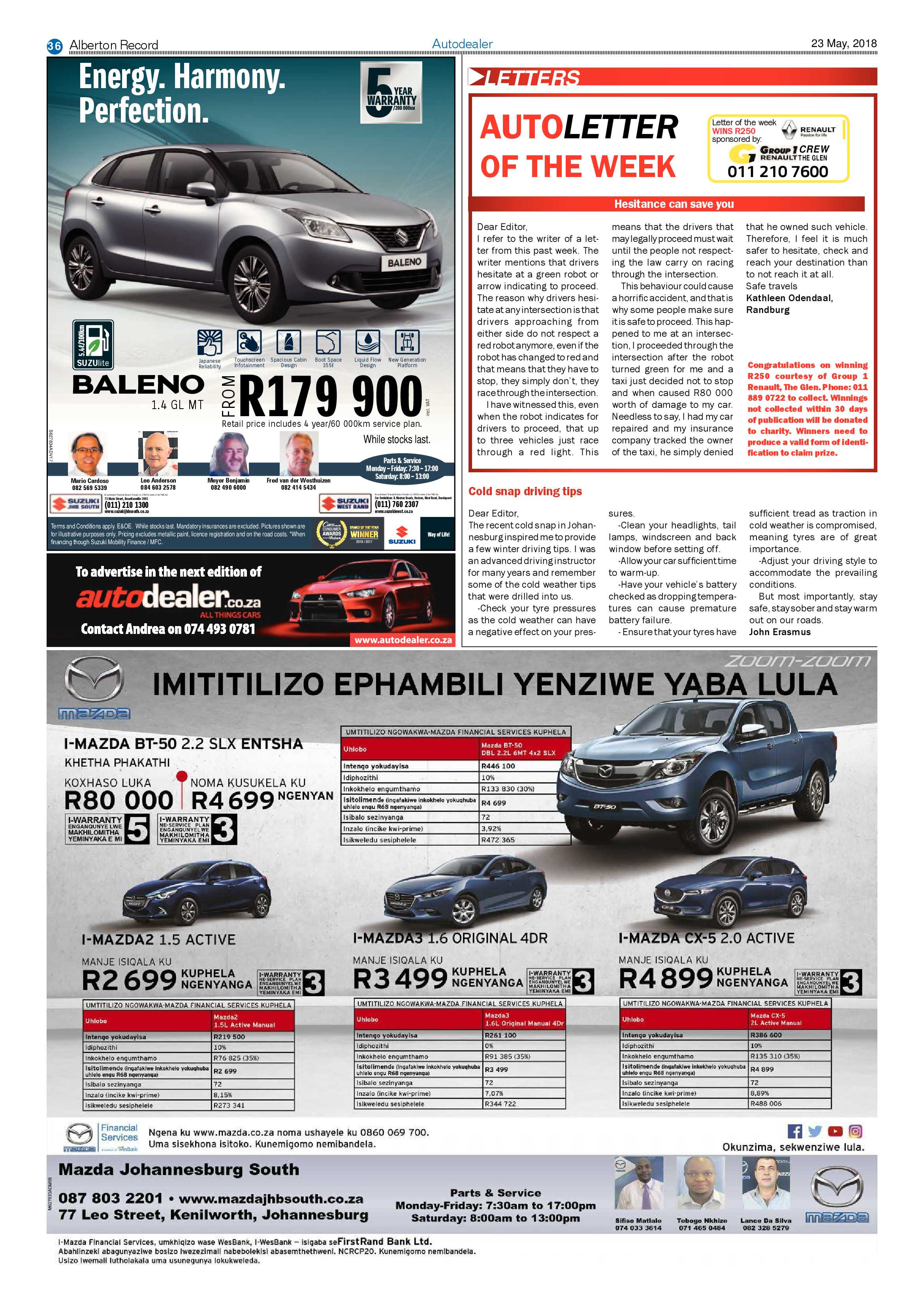 Alberton Record 23 May 2018 page 38