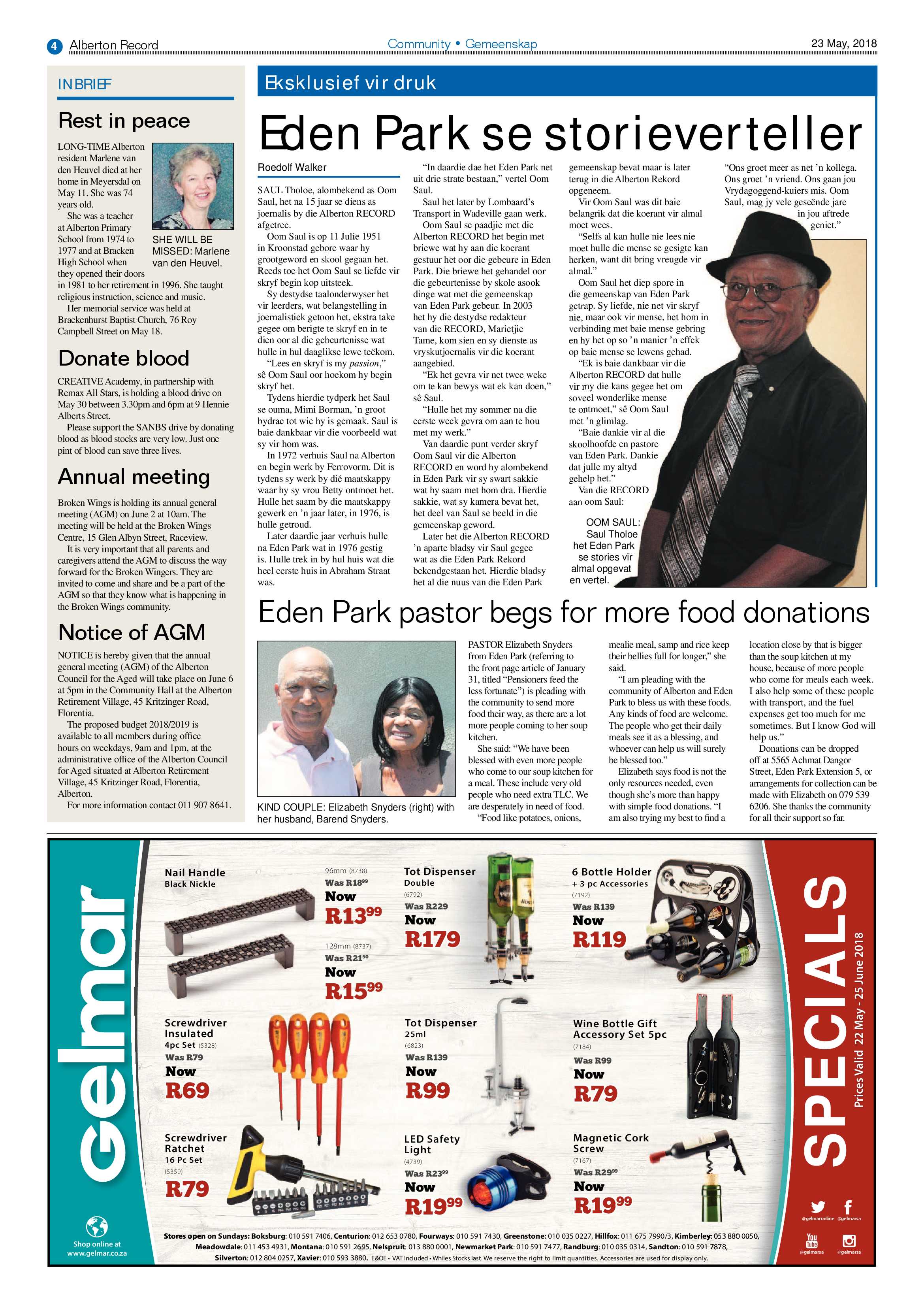 Alberton Record 23 May 2018 page 6