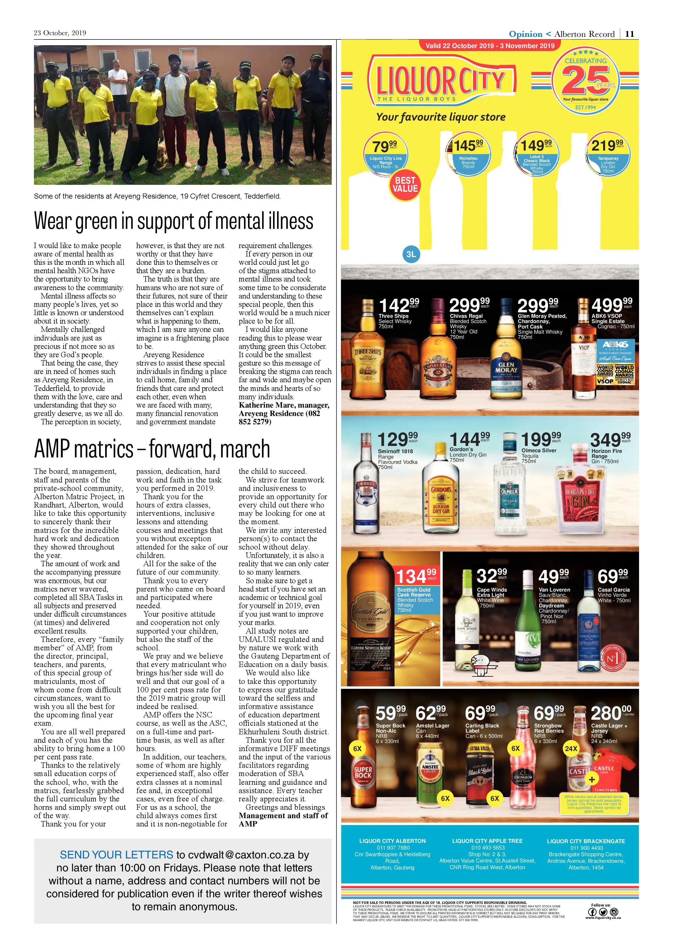 Alberton Record 23 October 2019 page 11