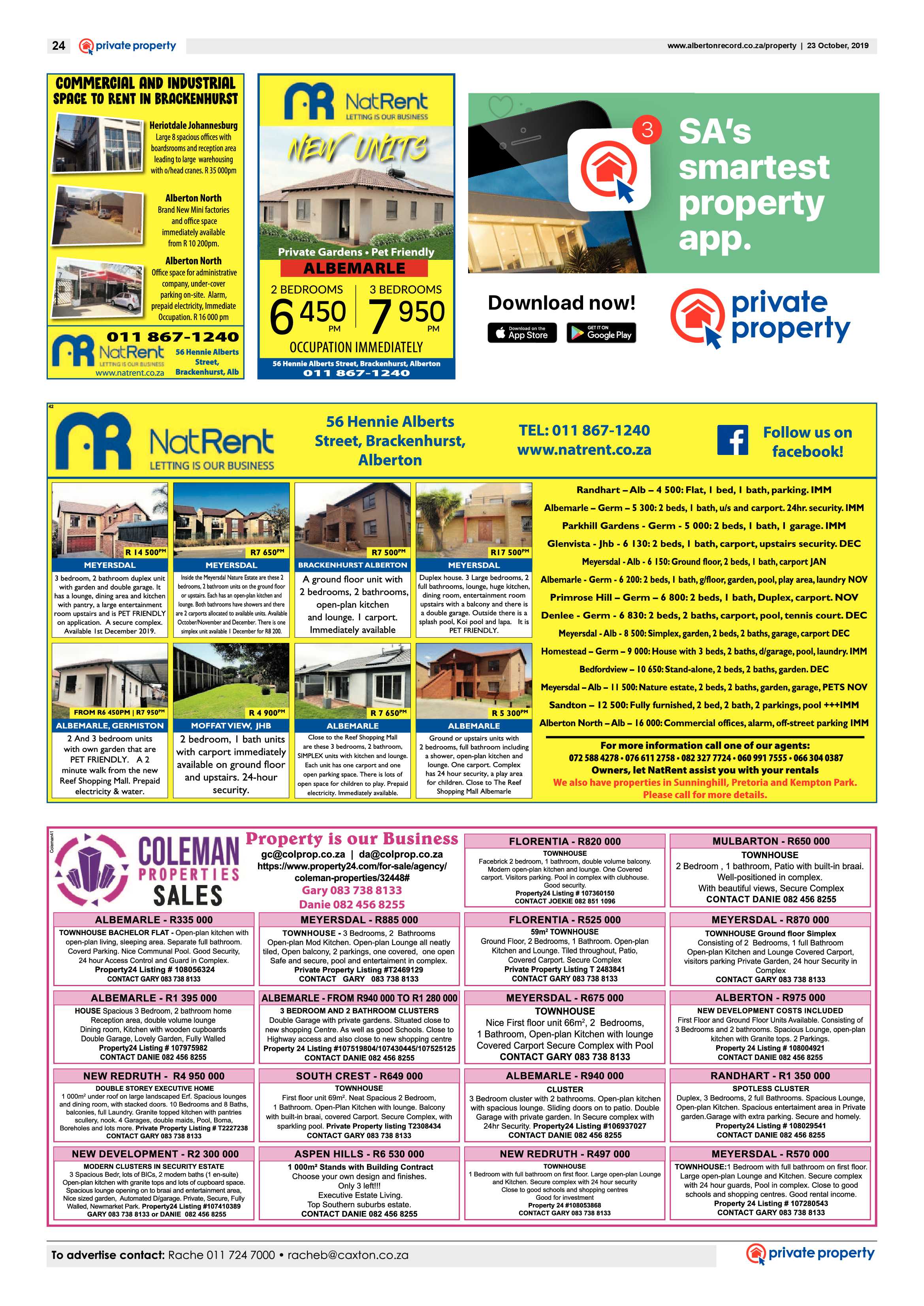 Alberton Record 23 October 2019 page 24