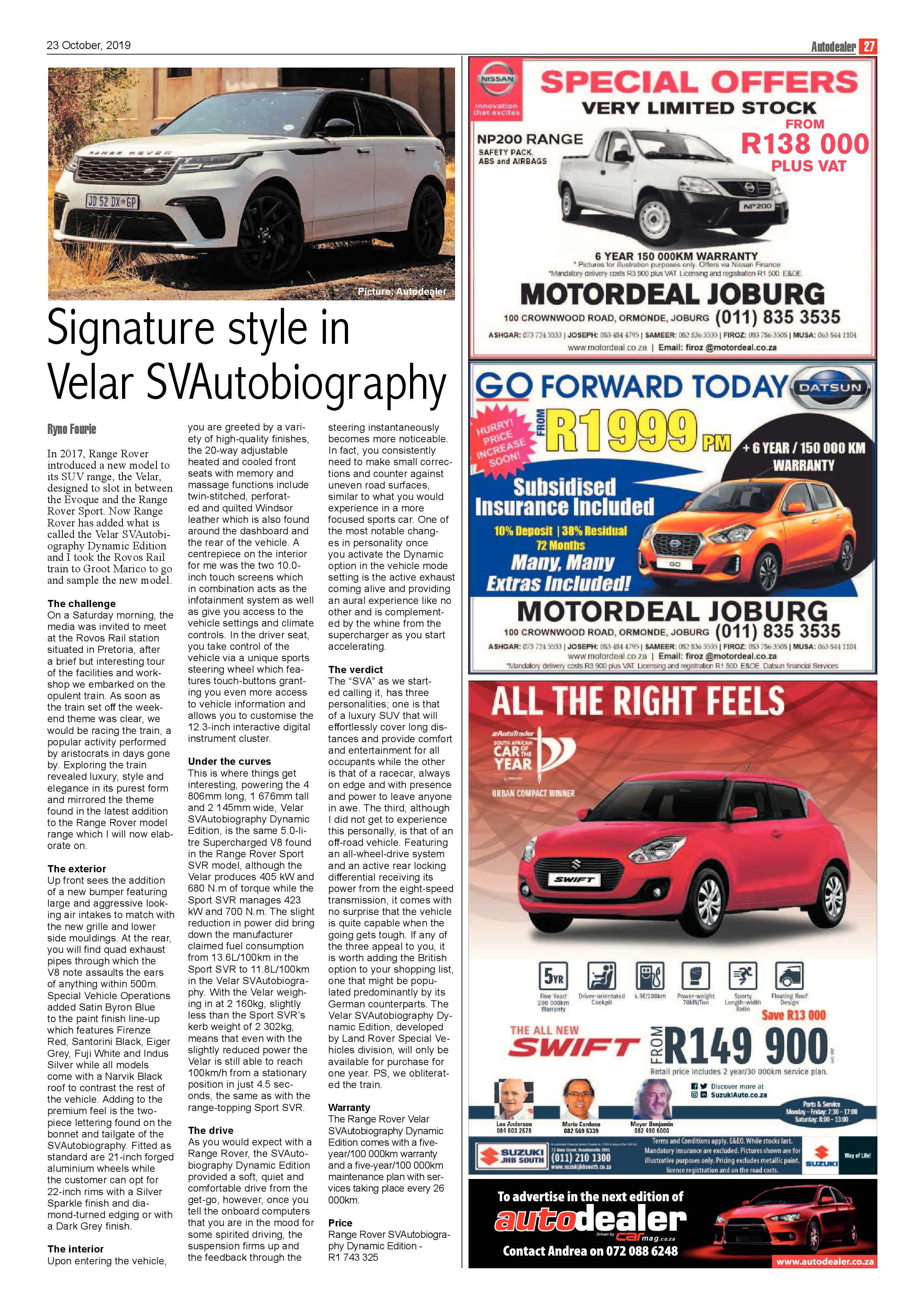 Alberton Record 23 October 2019 page 27