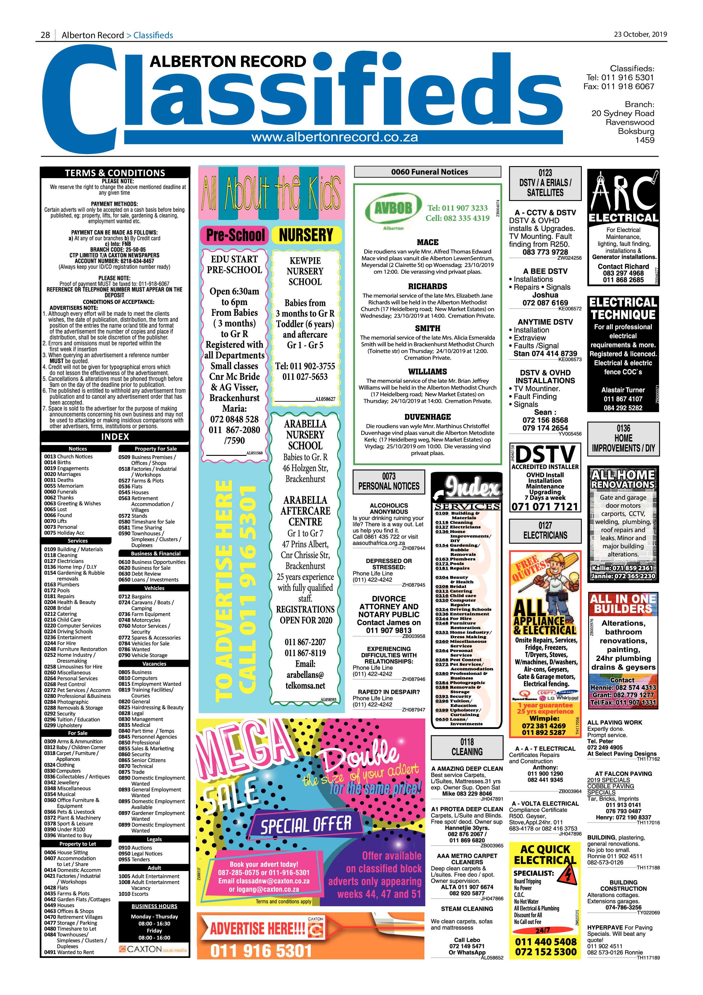 Alberton Record 23 October 2019 page 28