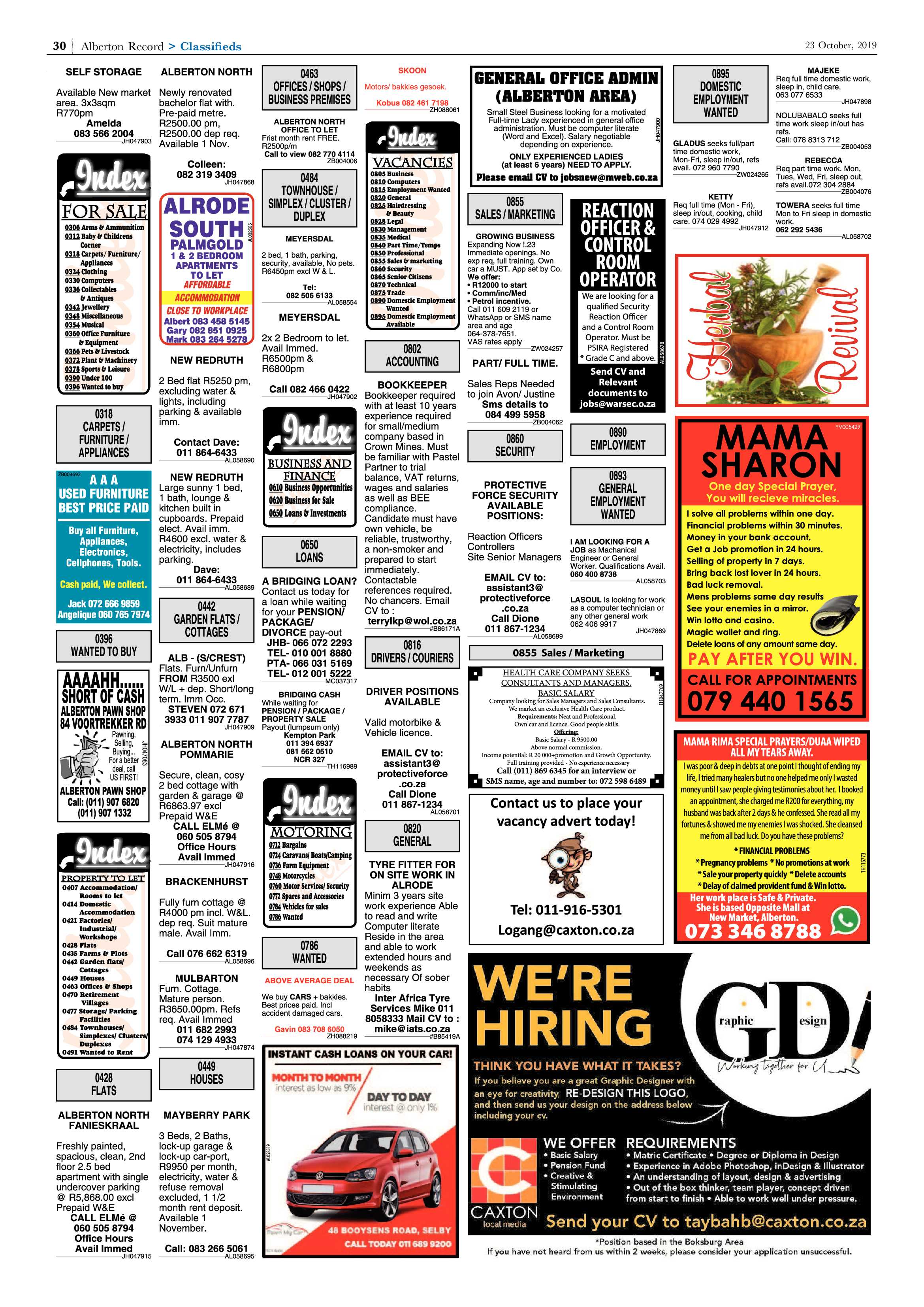 Alberton Record 23 October 2019 page 30