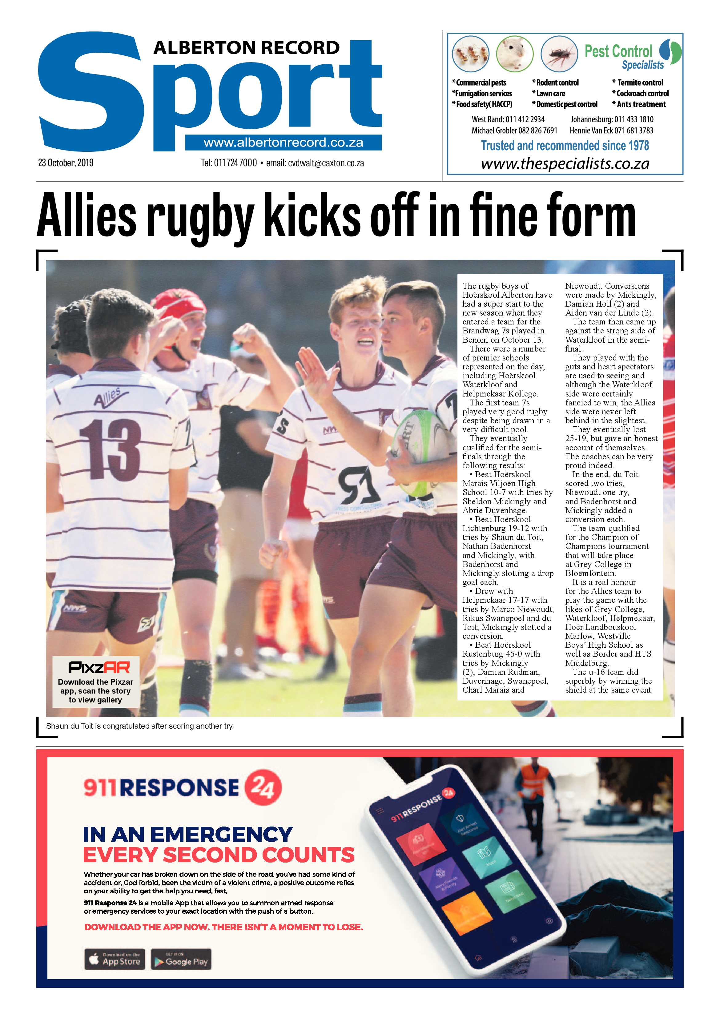 Alberton Record 23 October 2019 page 32