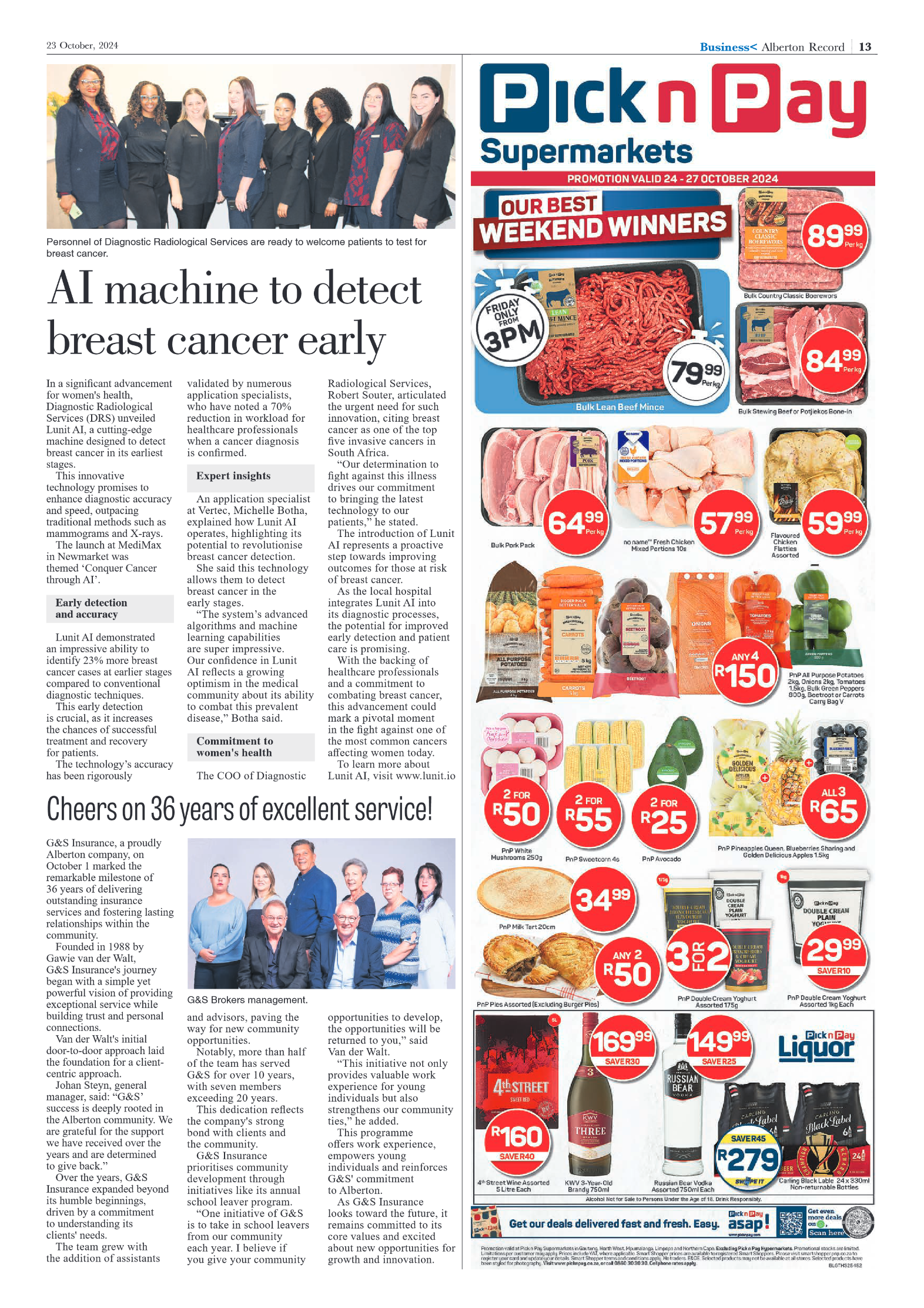 Alberton Record 23 October 2024 page 15