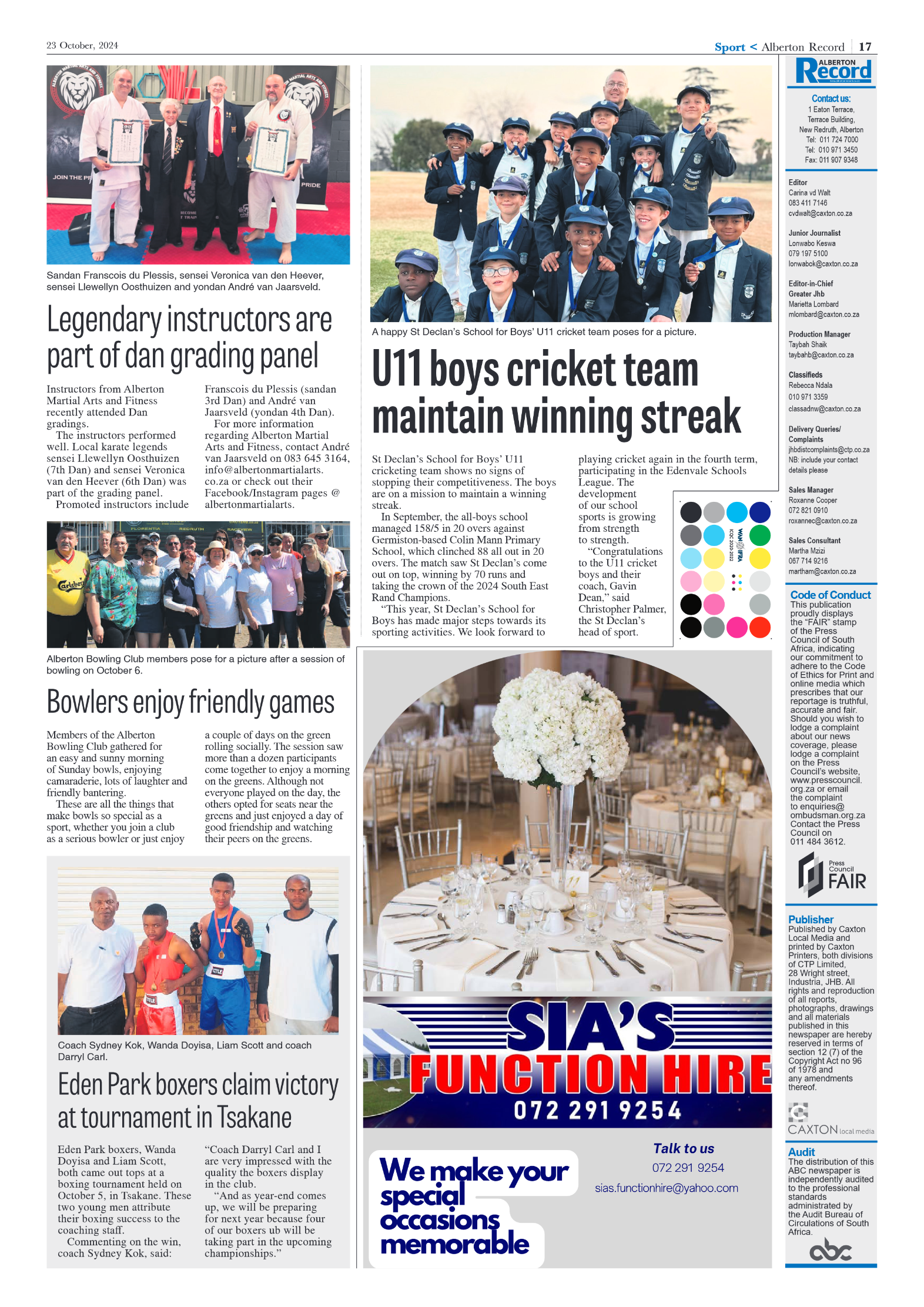 Alberton Record 23 October 2024 page 19