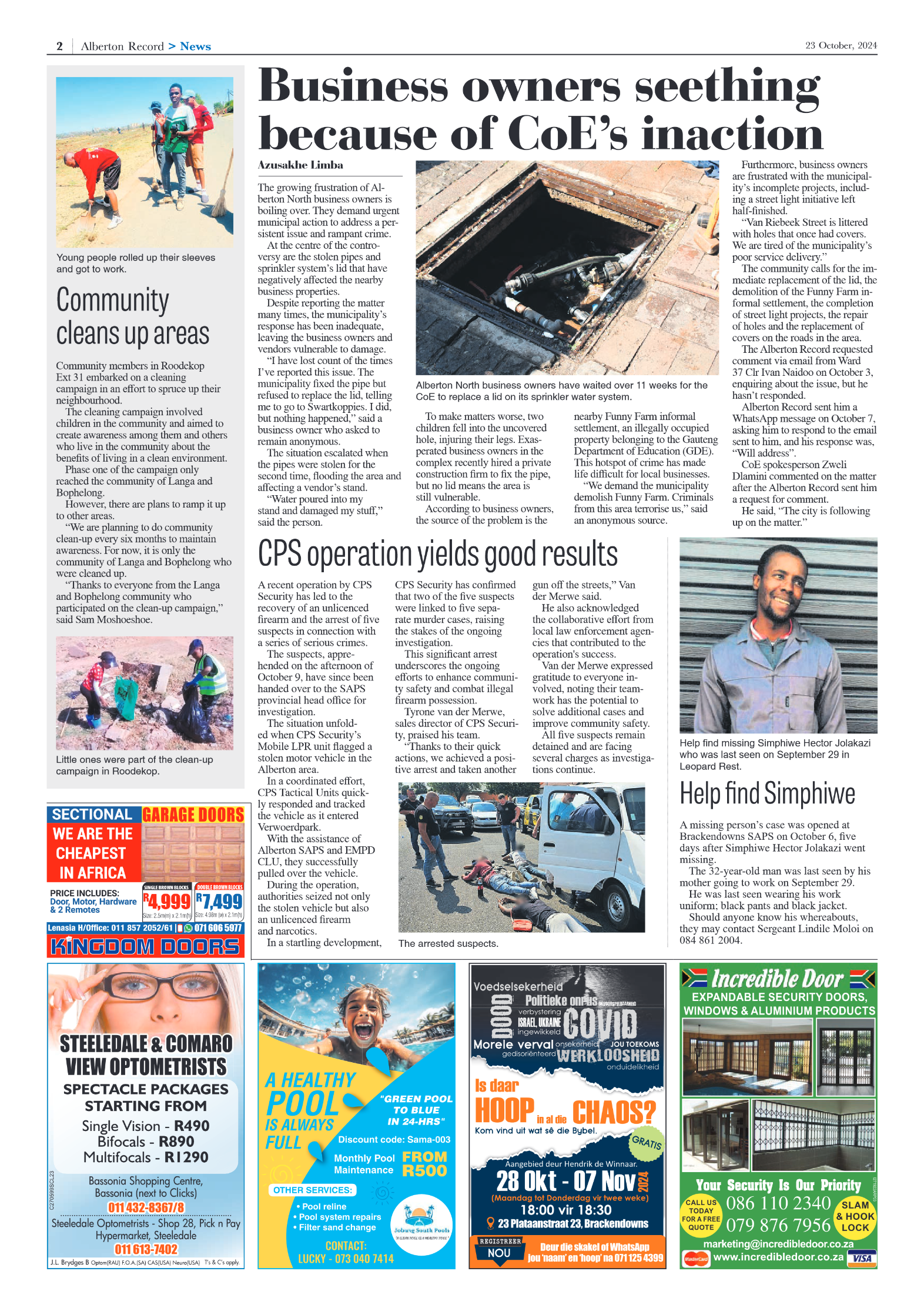 Alberton Record 23 October 2024 page 4