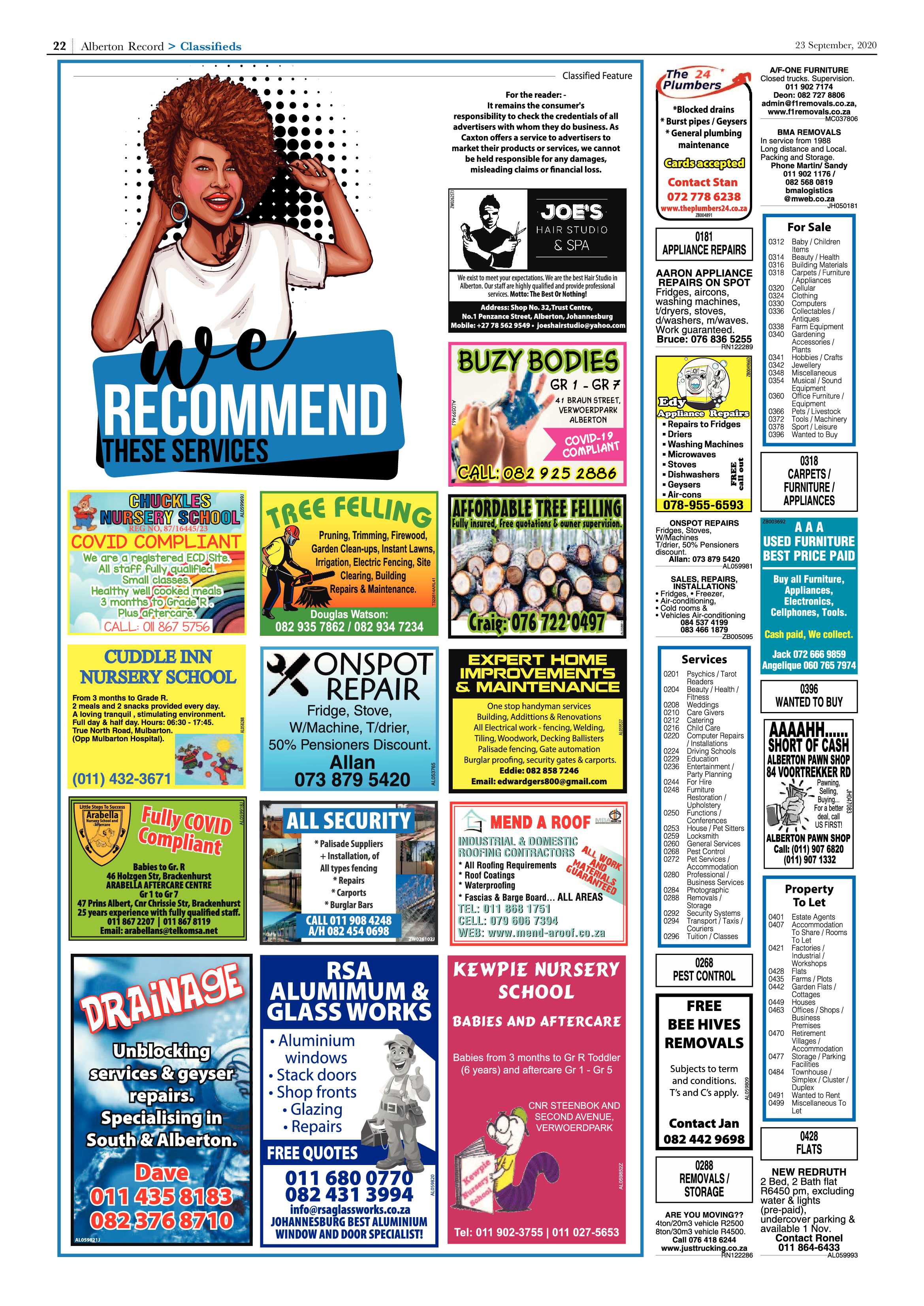 Alberton Record 23 September 2020 page 22