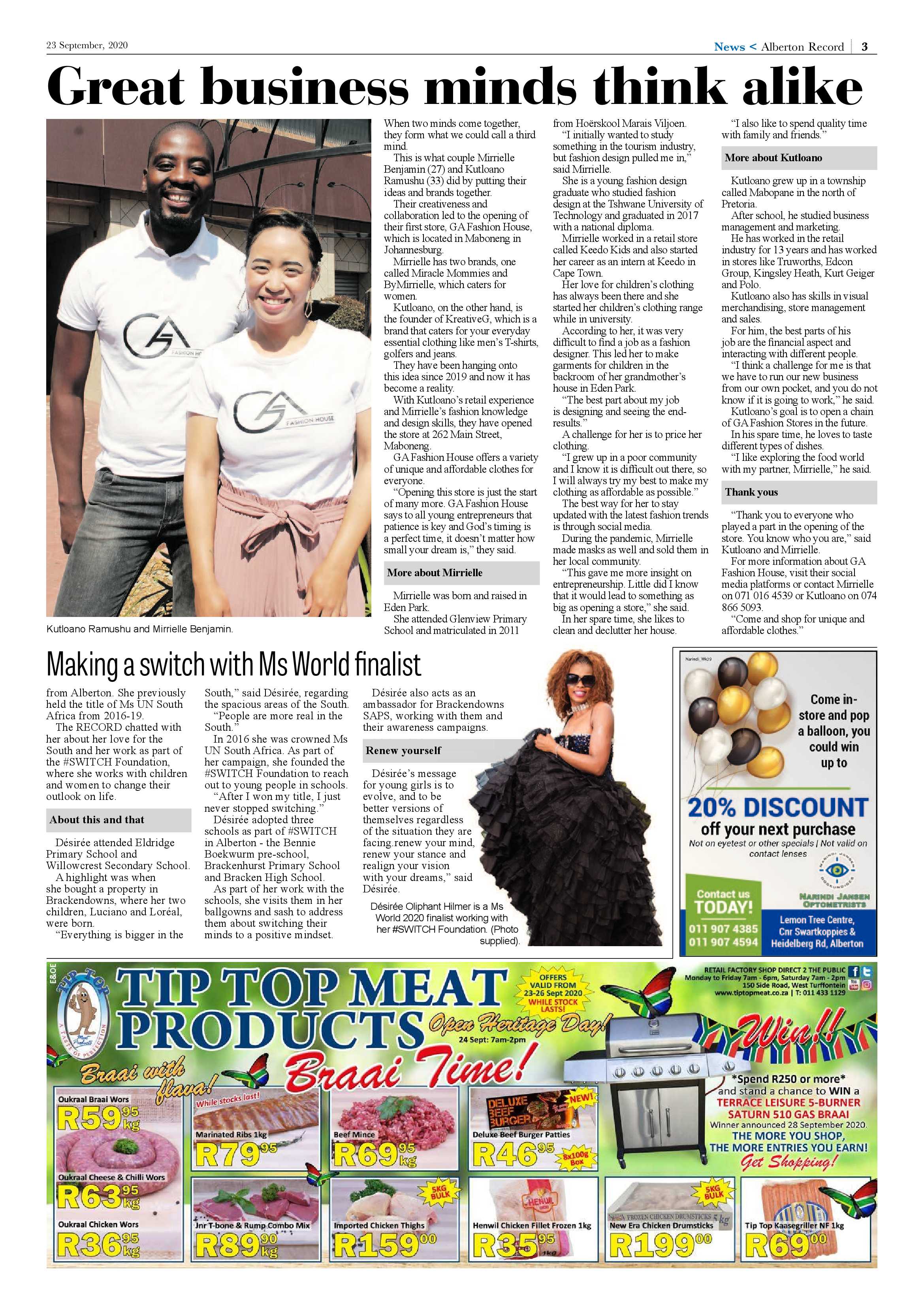 Alberton Record 23 September 2020 page 3