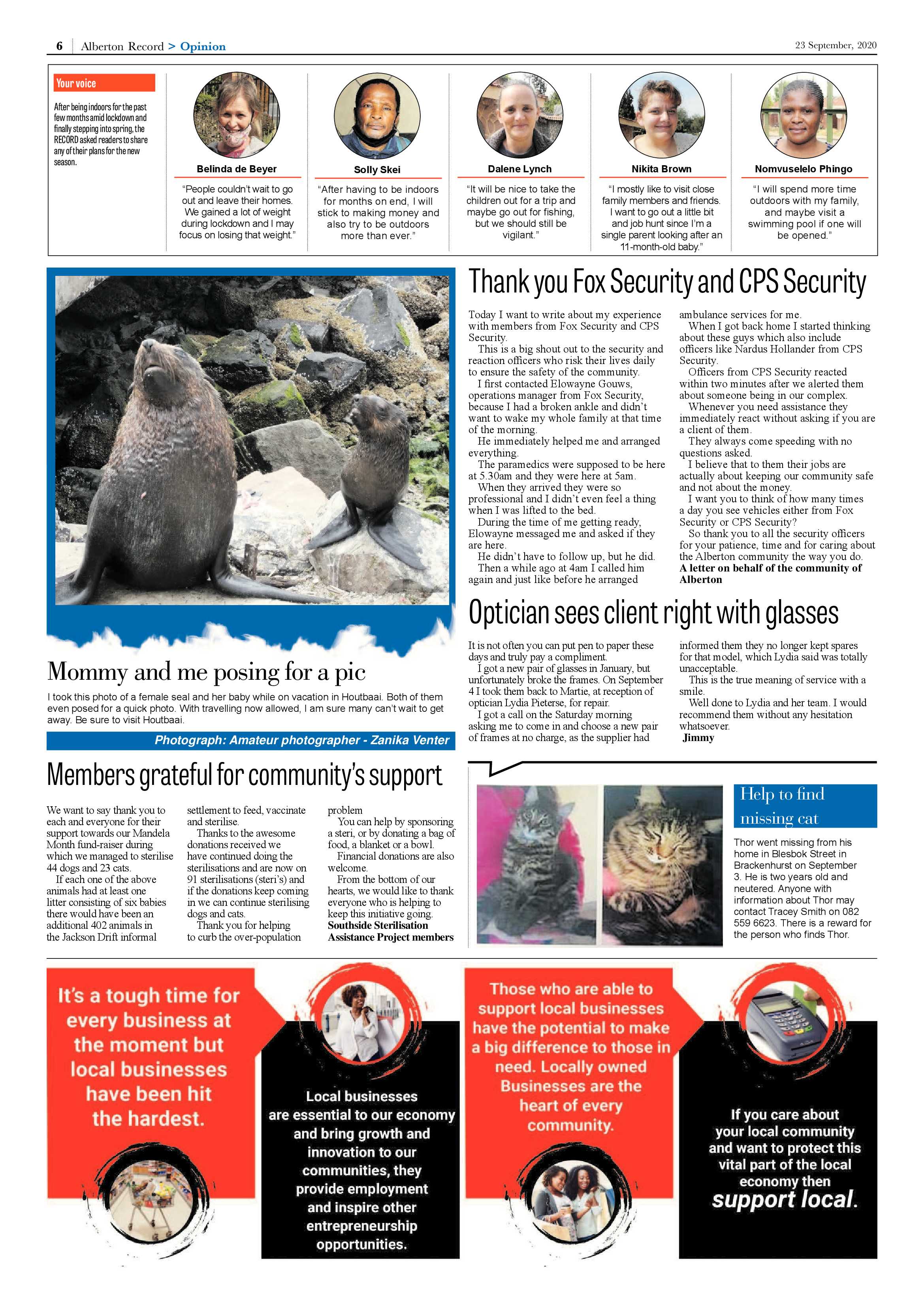 Alberton Record 23 September 2020 page 6