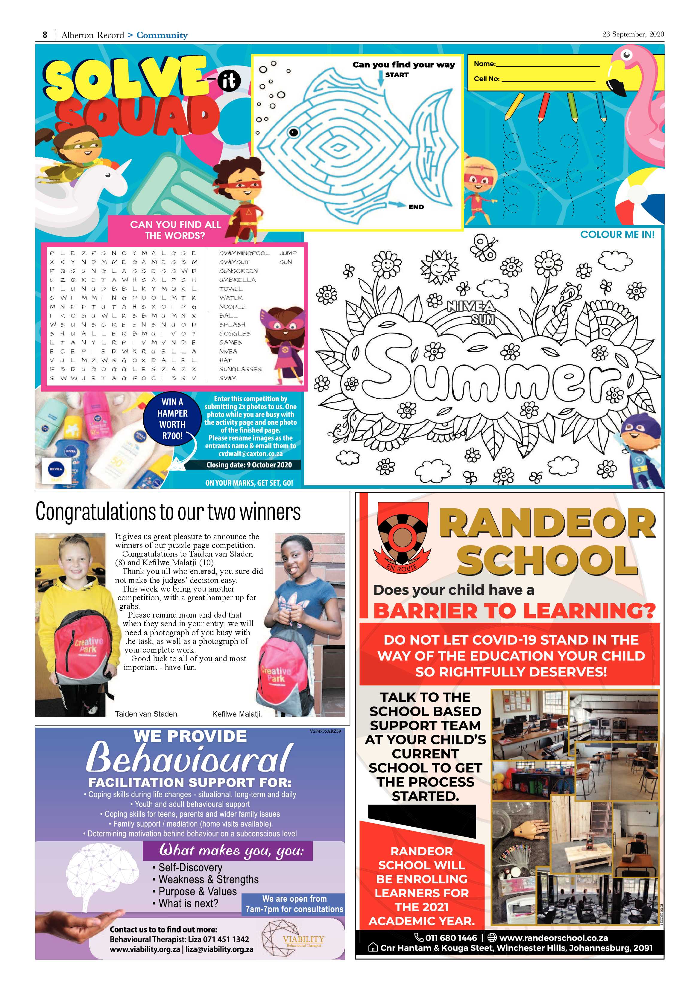 Alberton Record 23 September 2020 page 8