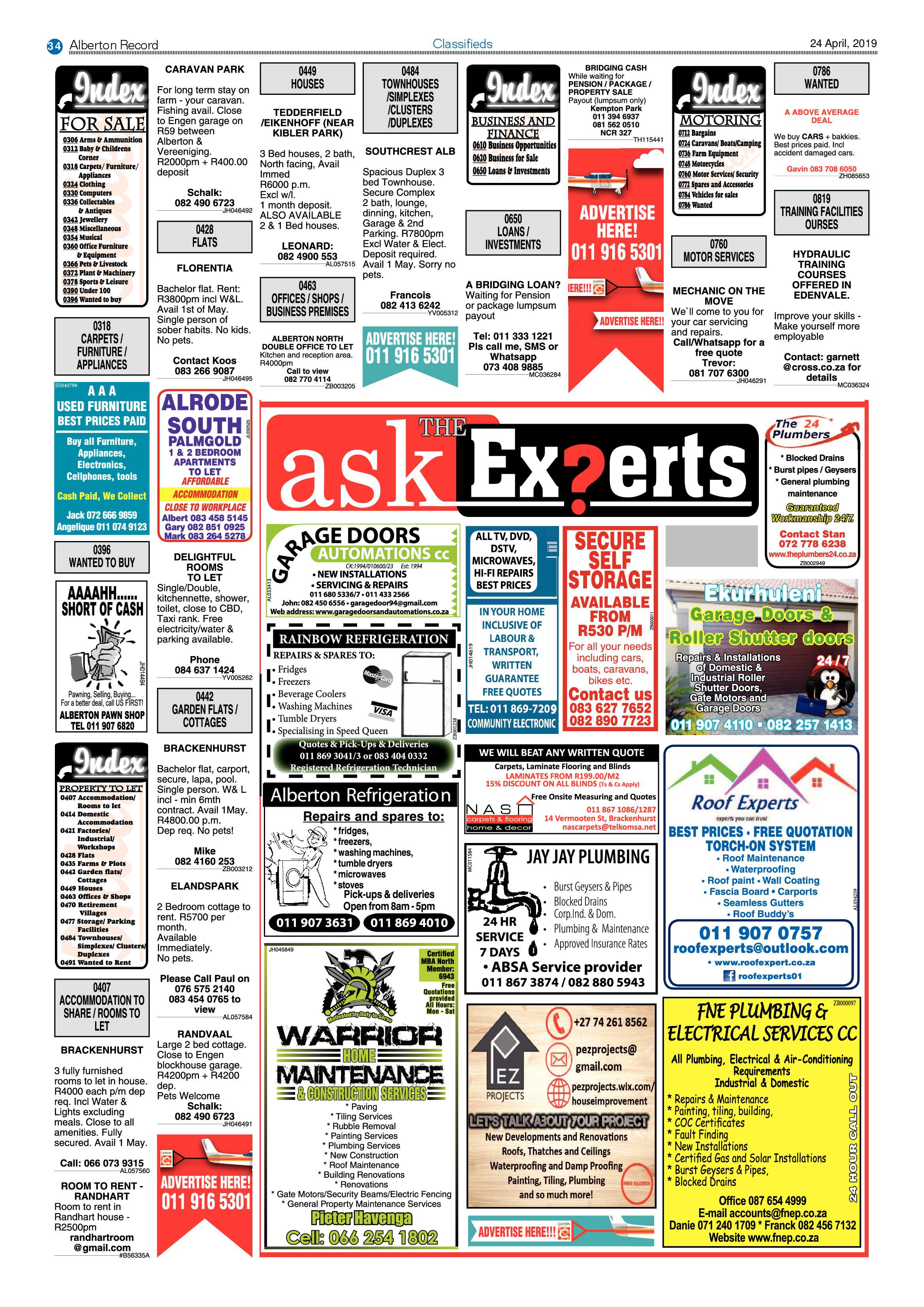 Alberton Record 24 April 2019 page 34