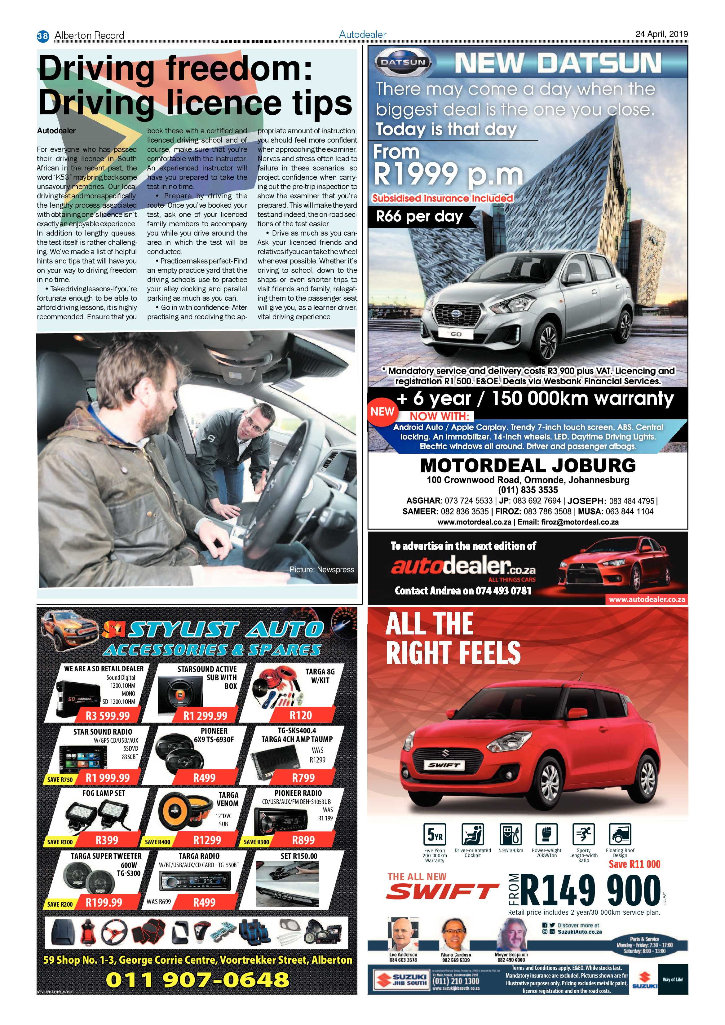 Alberton Record 24 April 2019 page 38