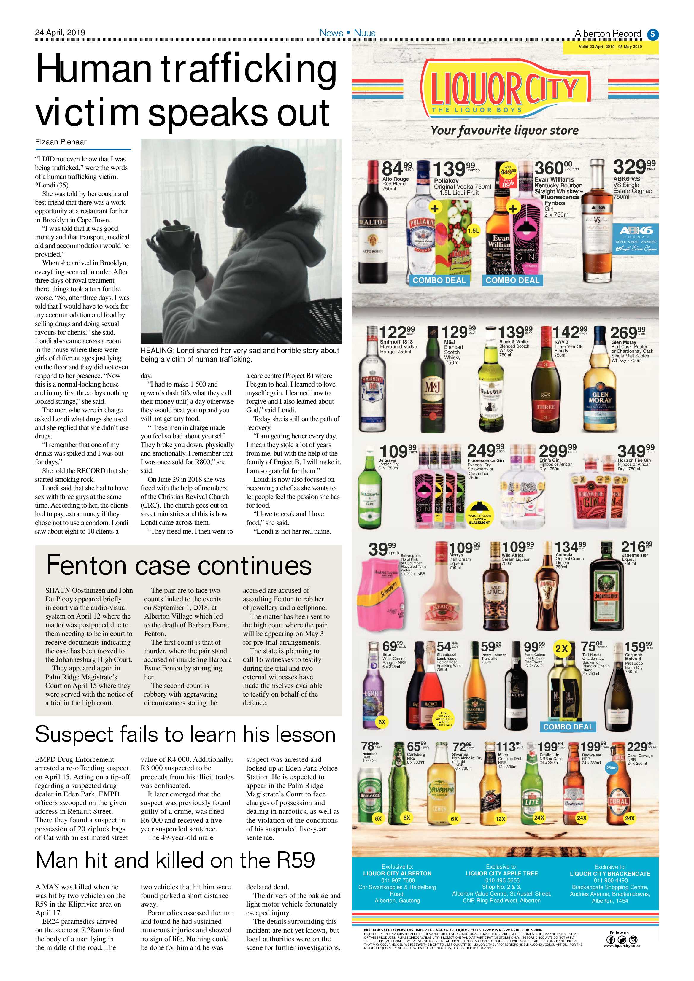 Alberton Record 24 April 2019 page 5