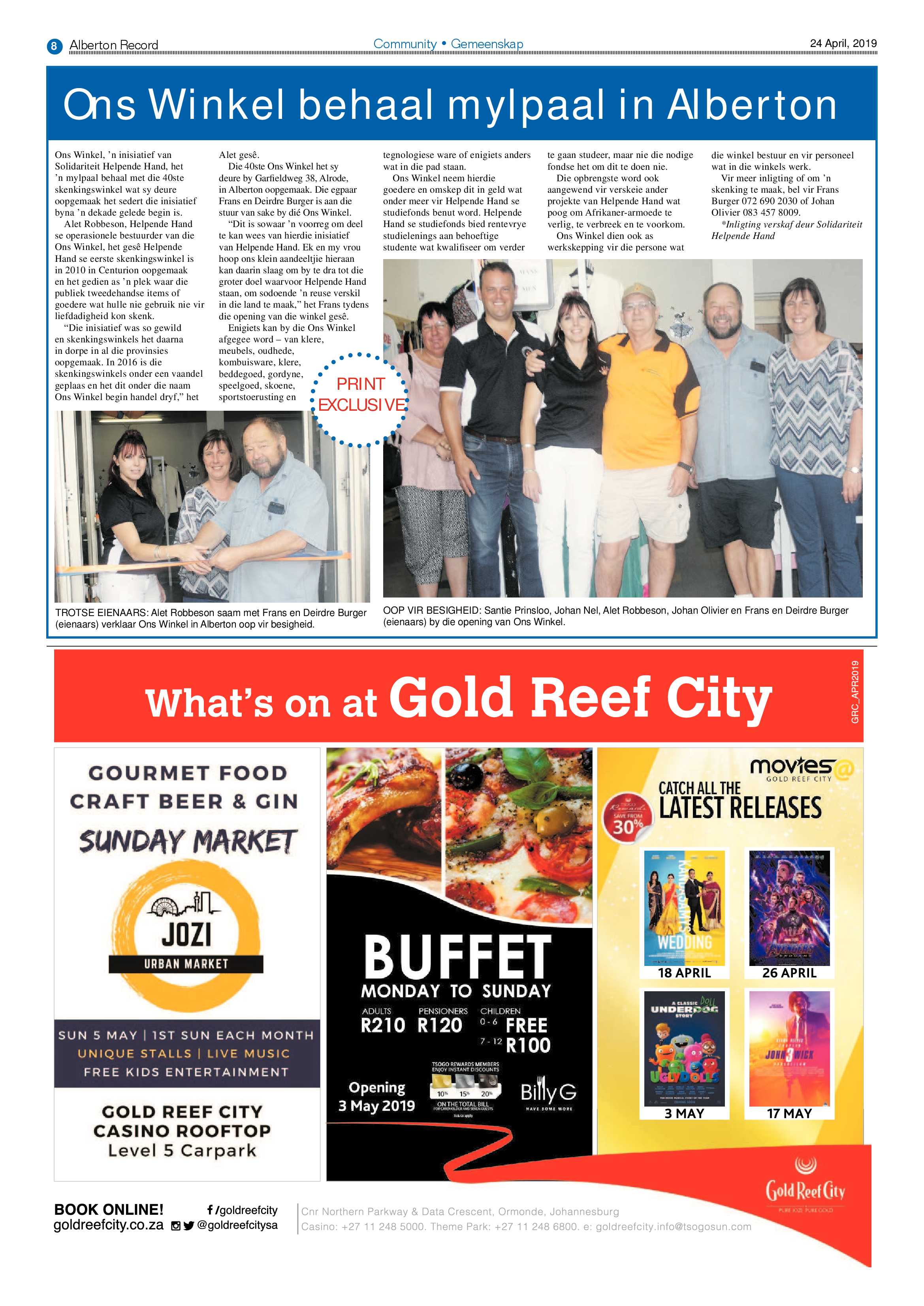 Alberton Record 24 April 2019 page 8