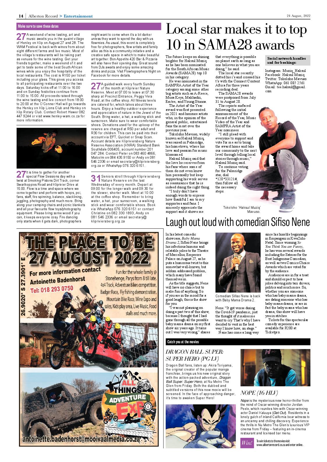 Alberton Record 24 August 2022 page 16