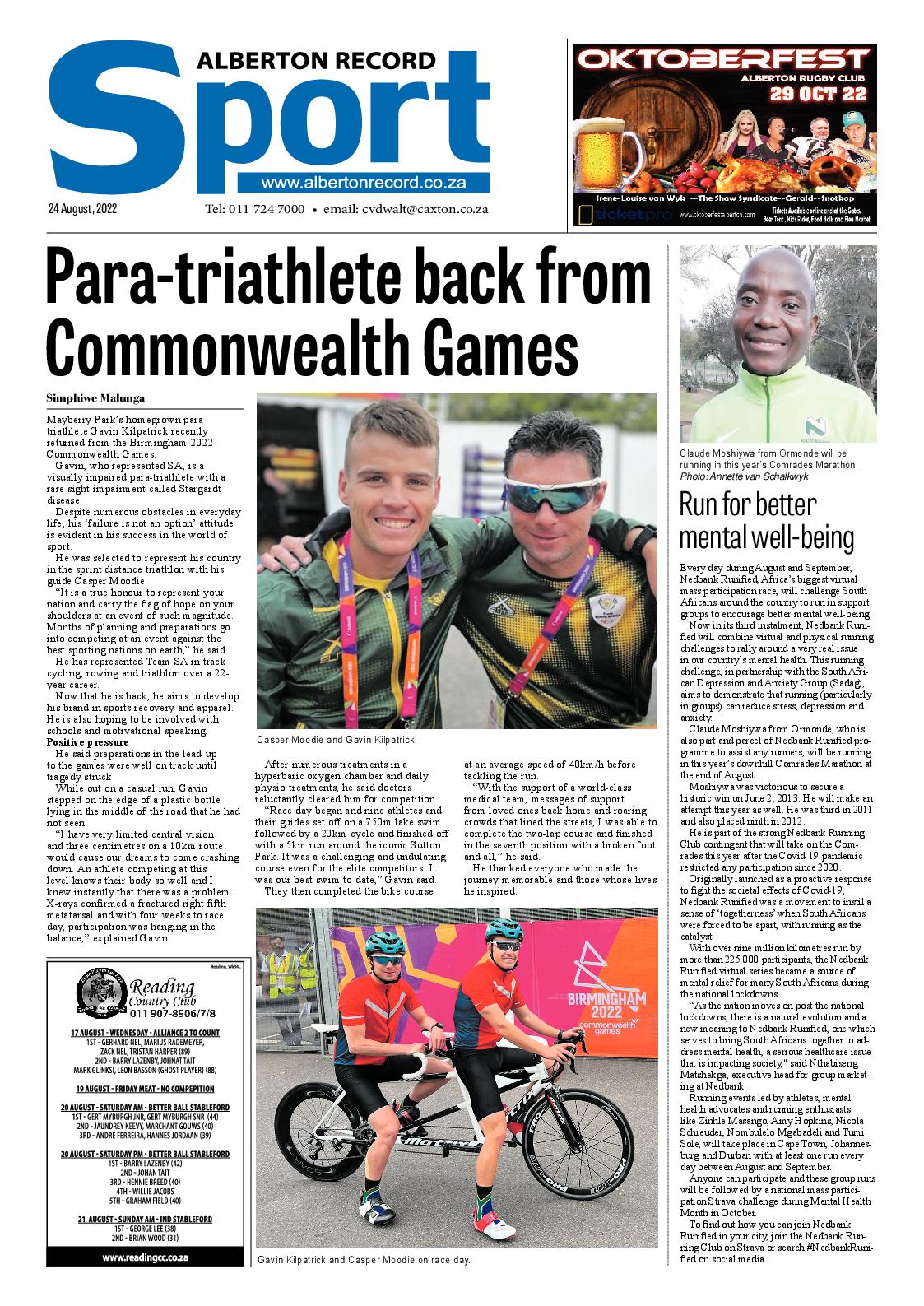 Alberton Record 24 August 2022 page 22