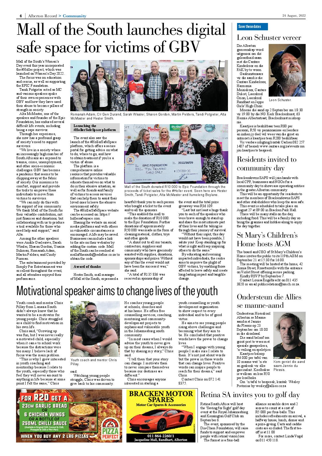 Alberton Record 24 August 2022 page 6