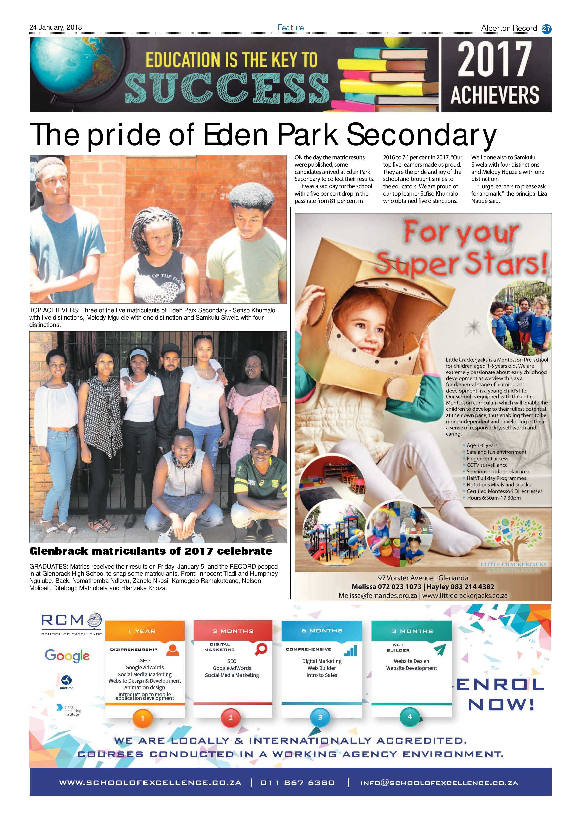 Alberton Record 24 January 2018 page 27