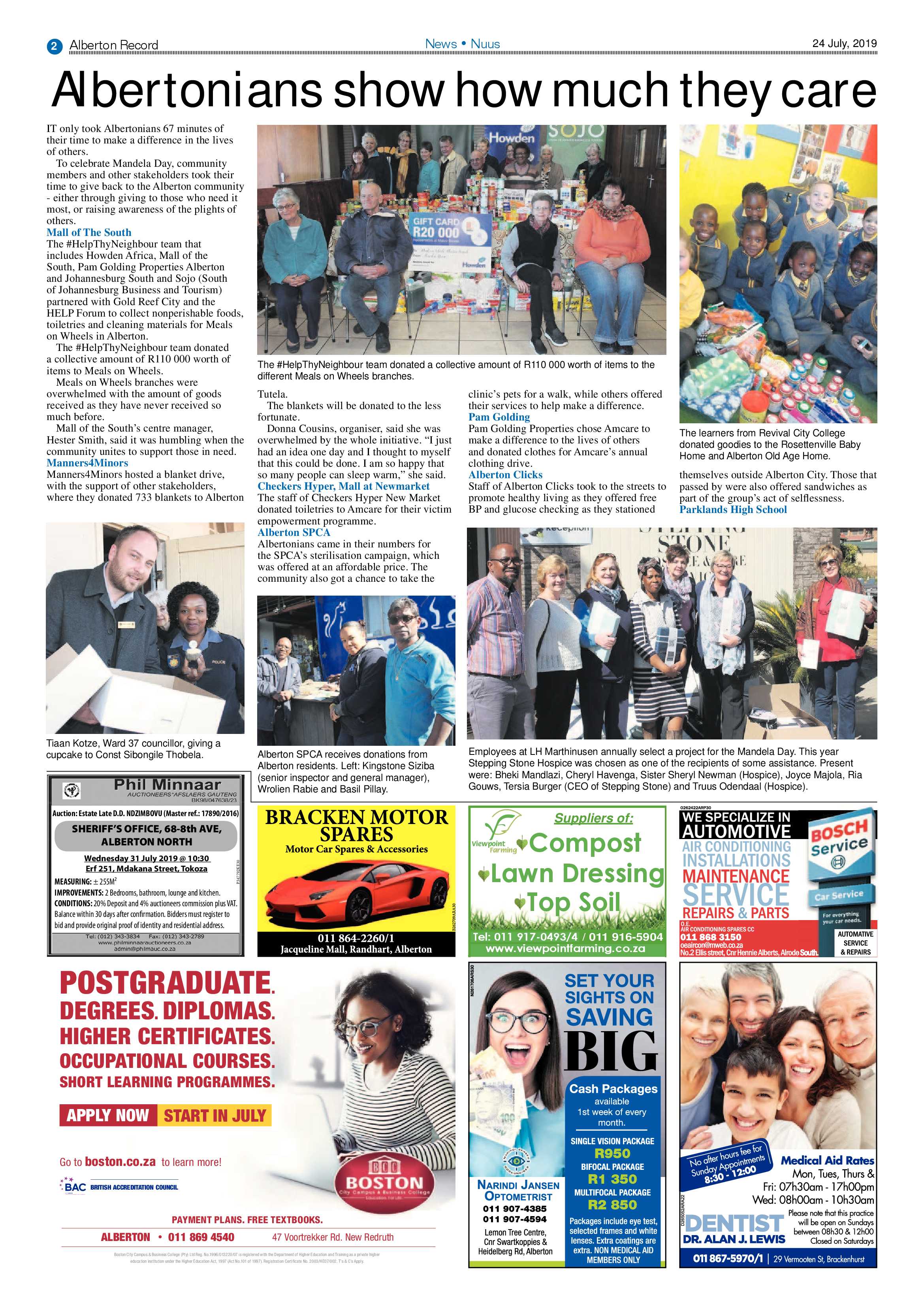Alberton Record 24 July 2019 page 2