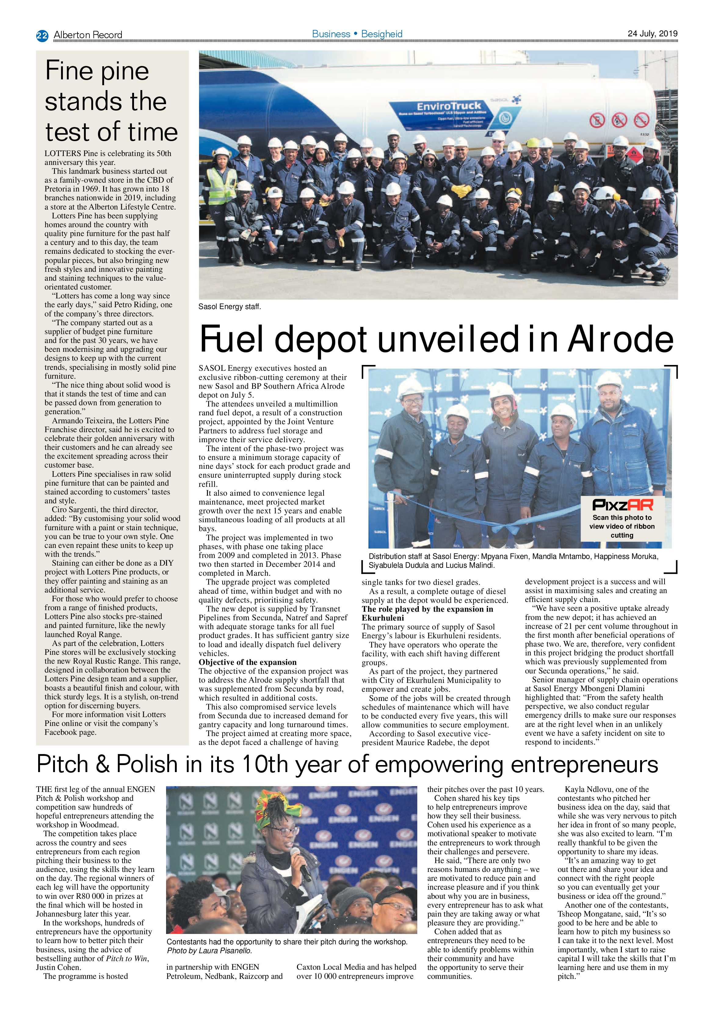 Alberton Record 24 July 2019 page 22