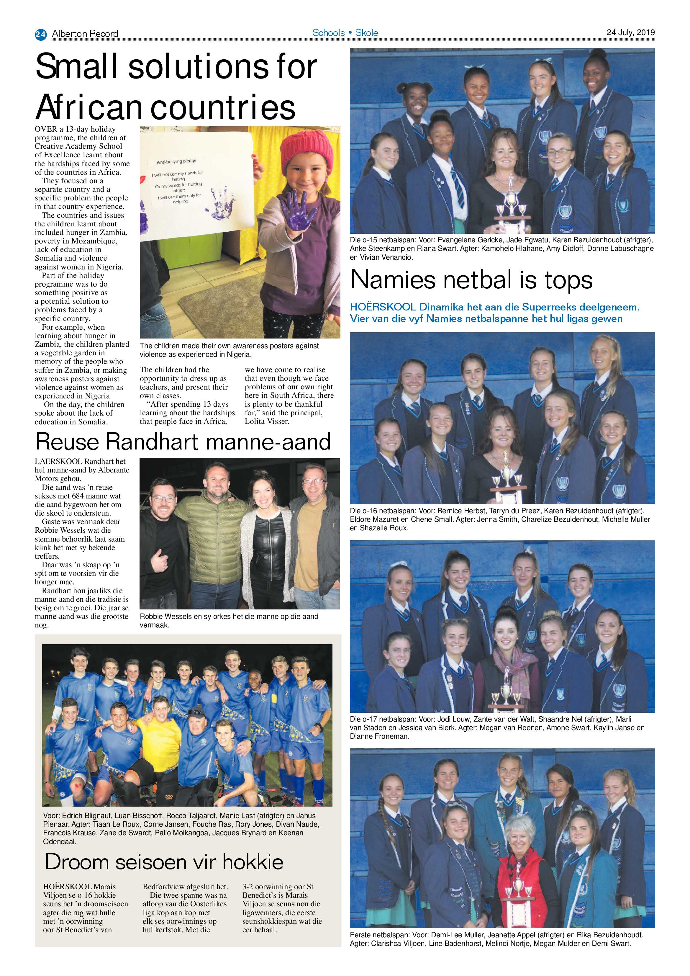 Alberton Record 24 July 2019 page 24