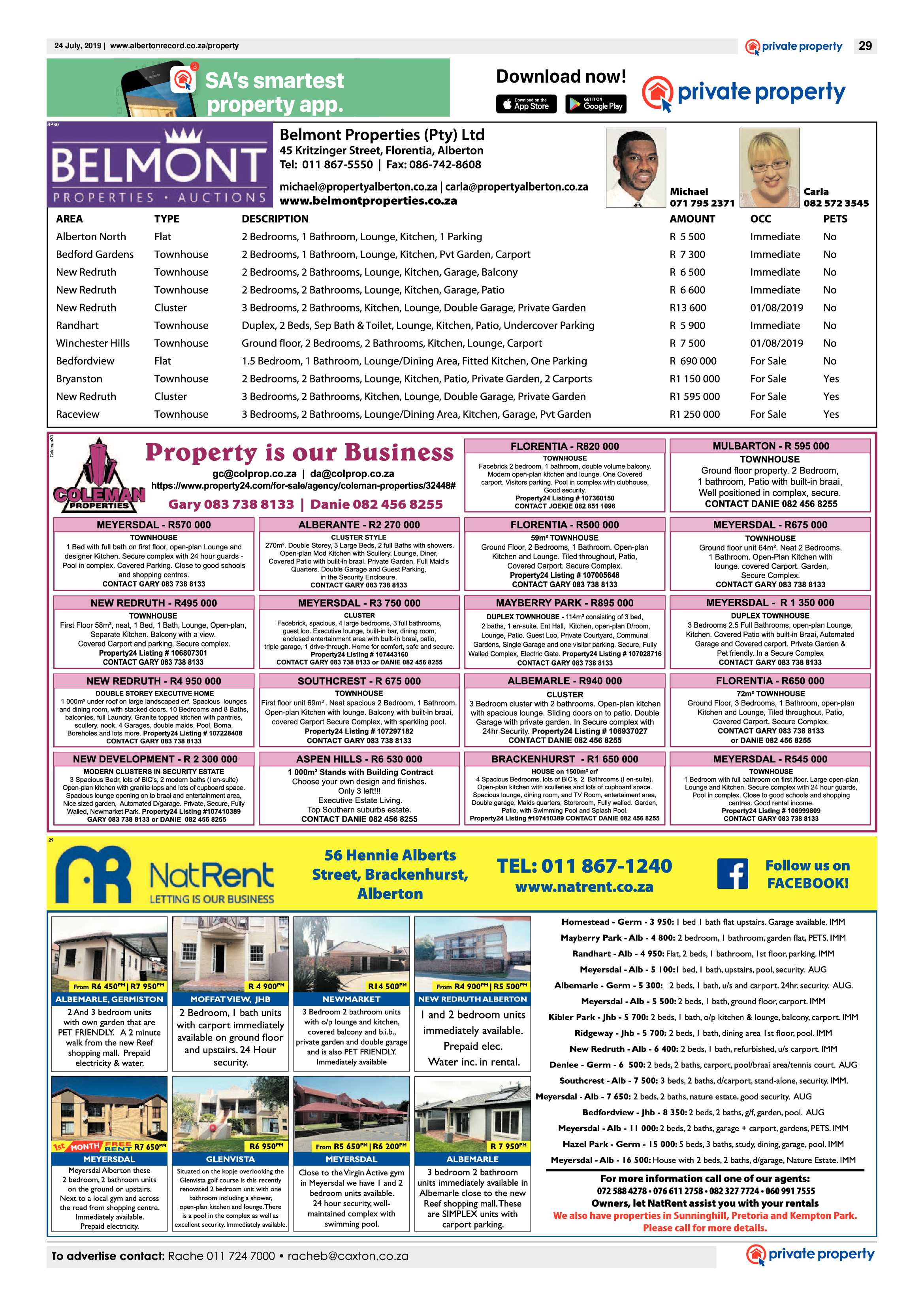 Alberton Record 24 July 2019 page 29