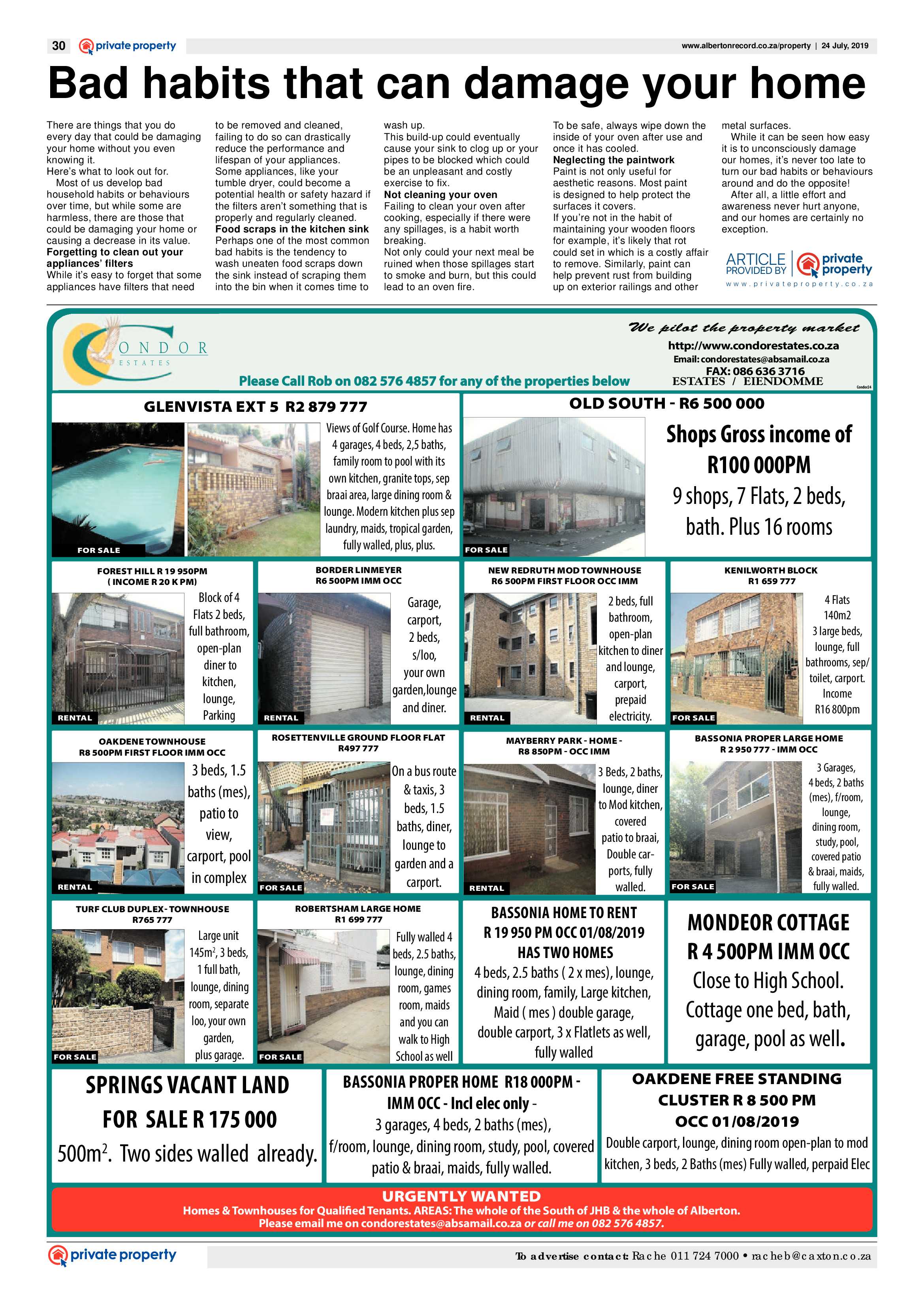 Alberton Record 24 July 2019 page 30