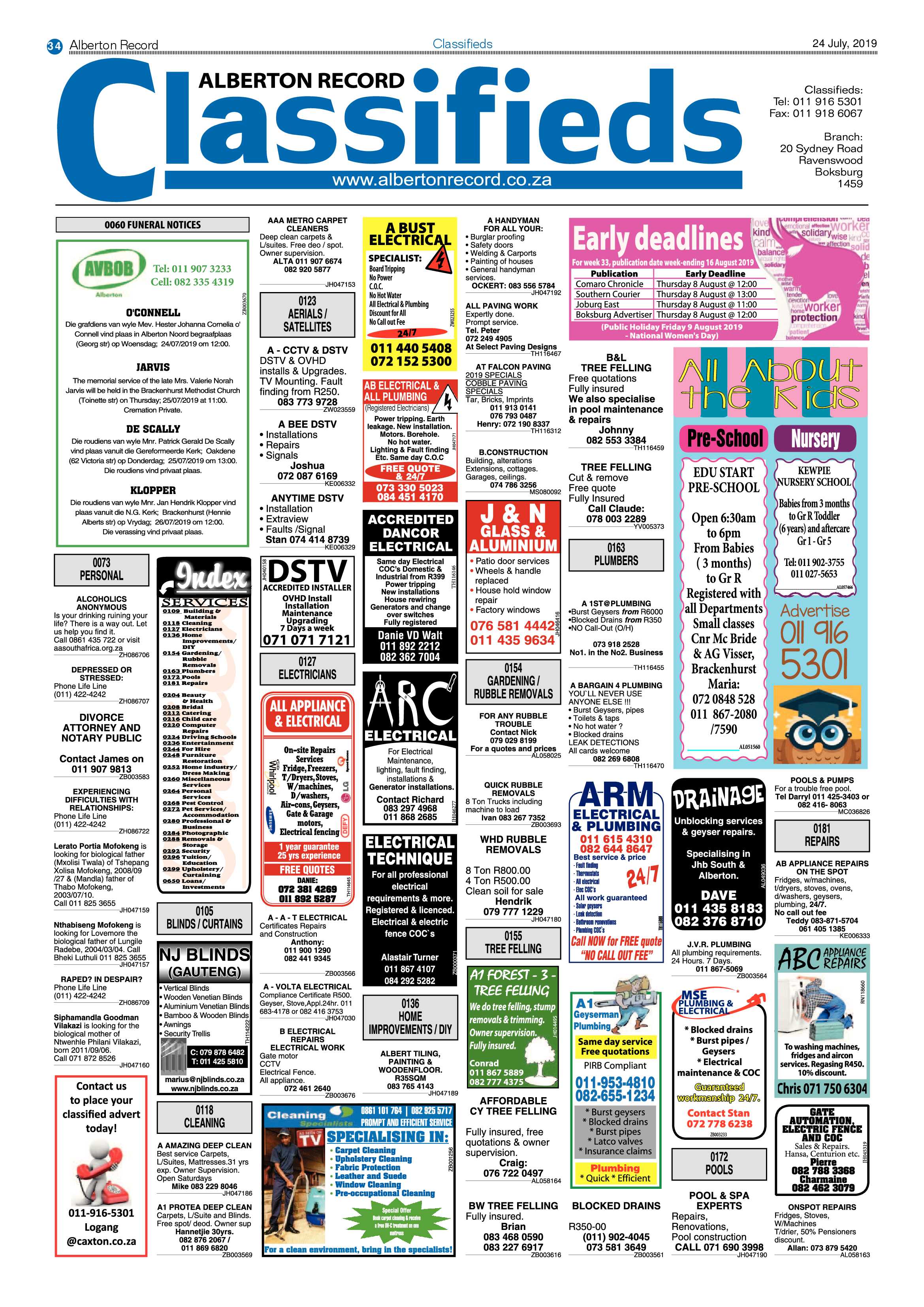 Alberton Record 24 July 2019 page 34
