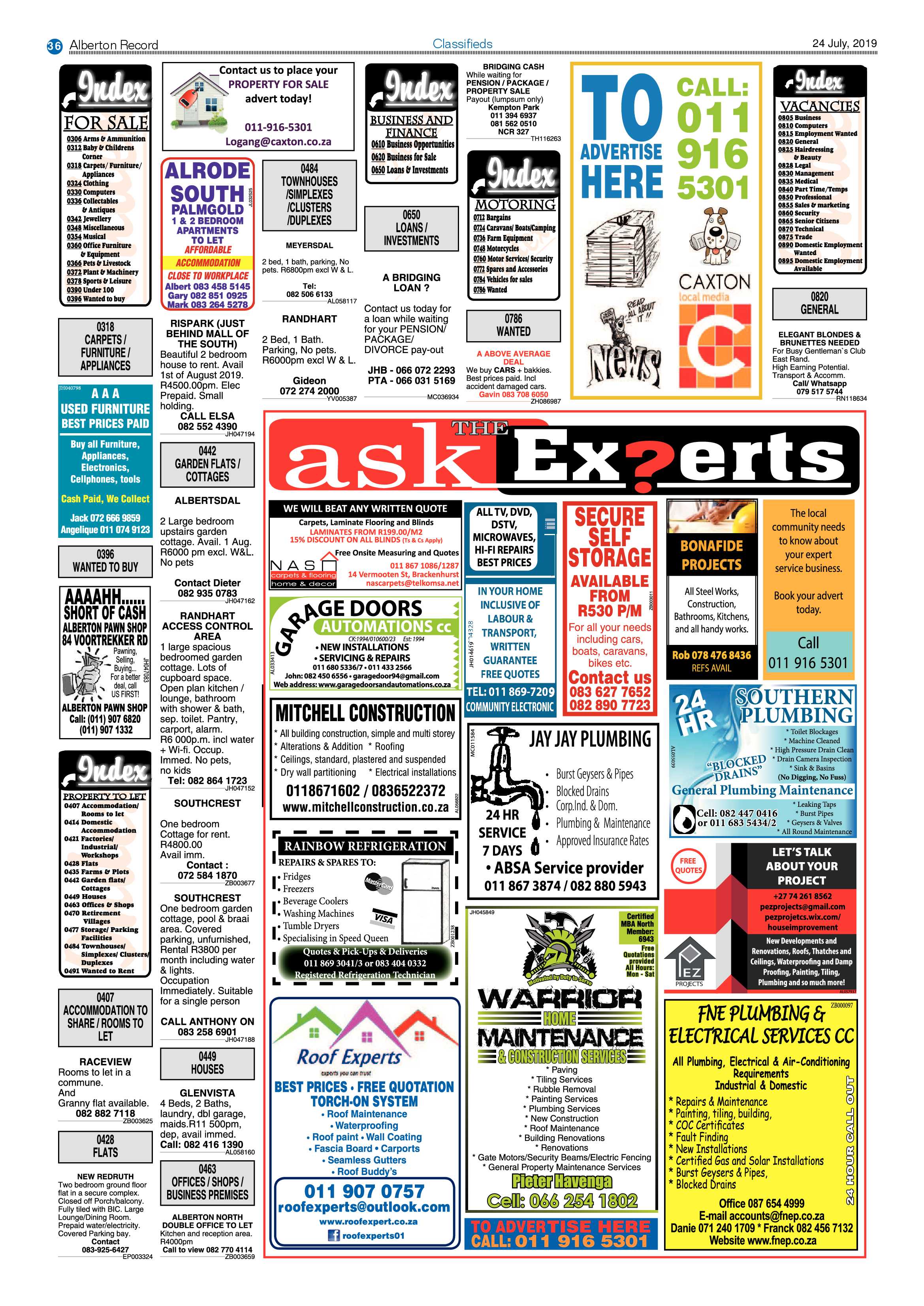 Alberton Record 24 July 2019 page 36