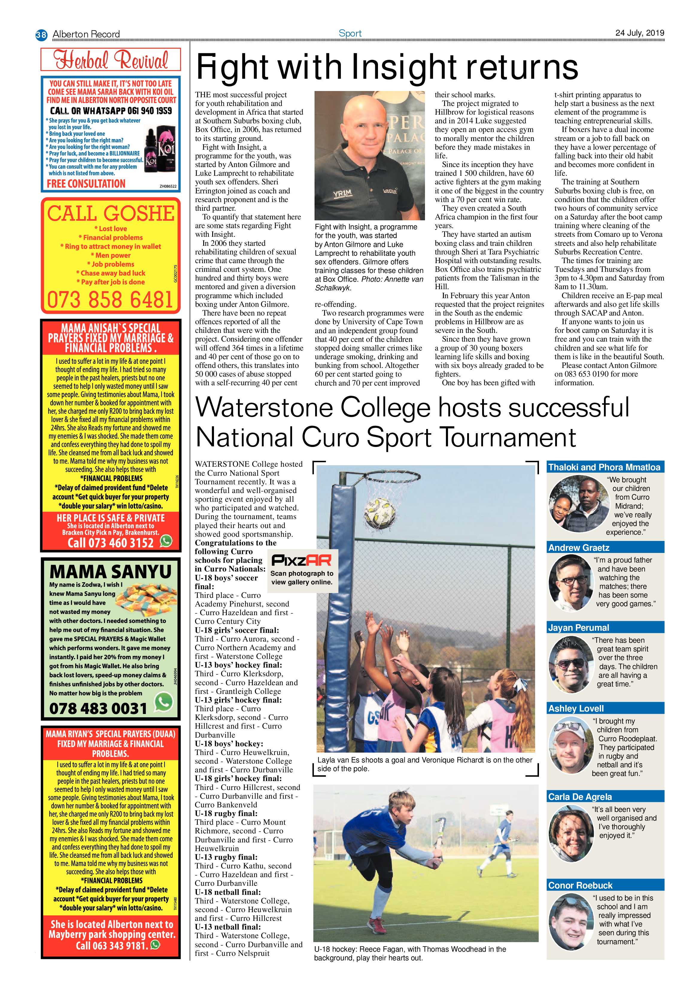 Alberton Record 24 July 2019 page 38