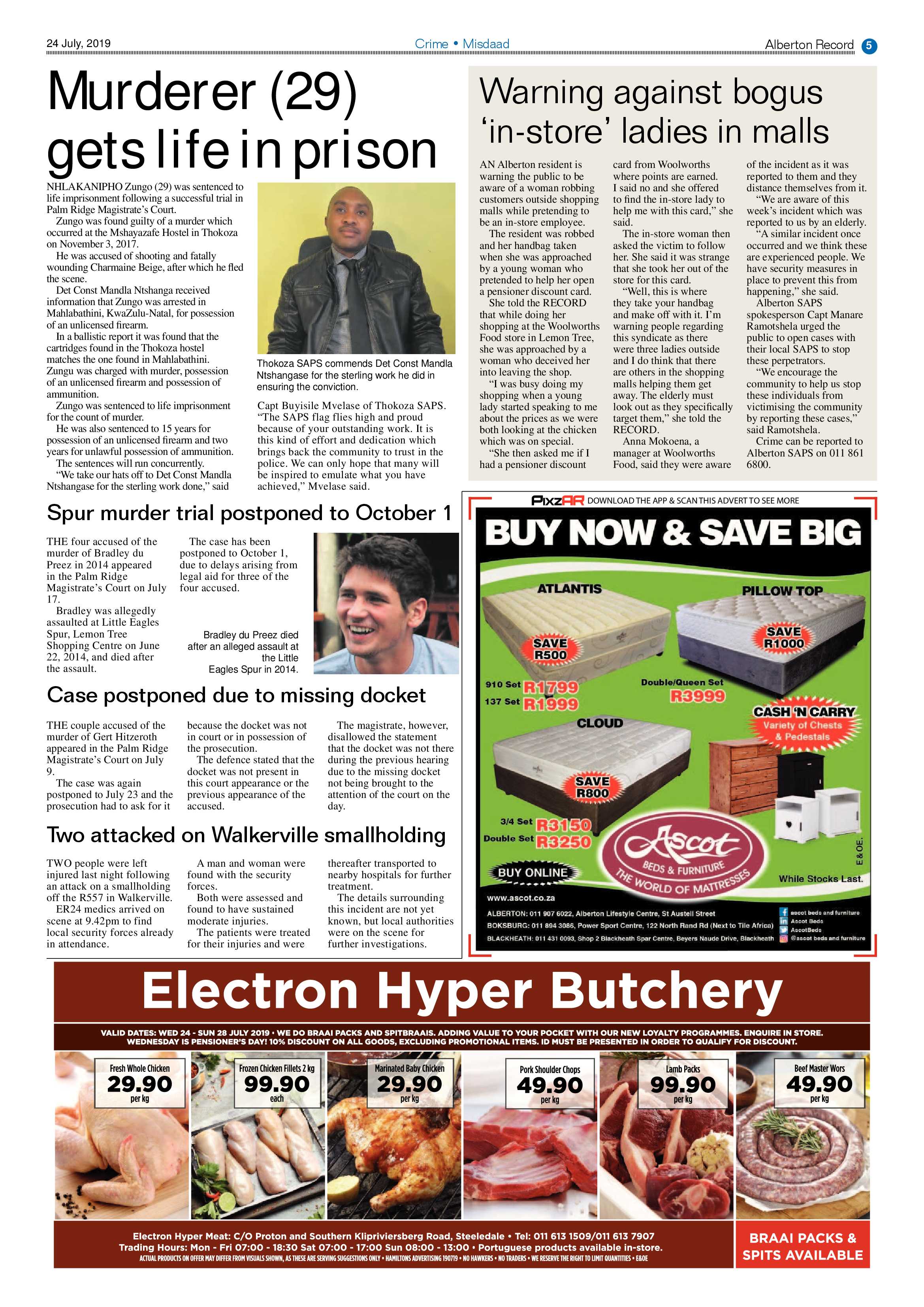 Alberton Record 24 July 2019 page 5