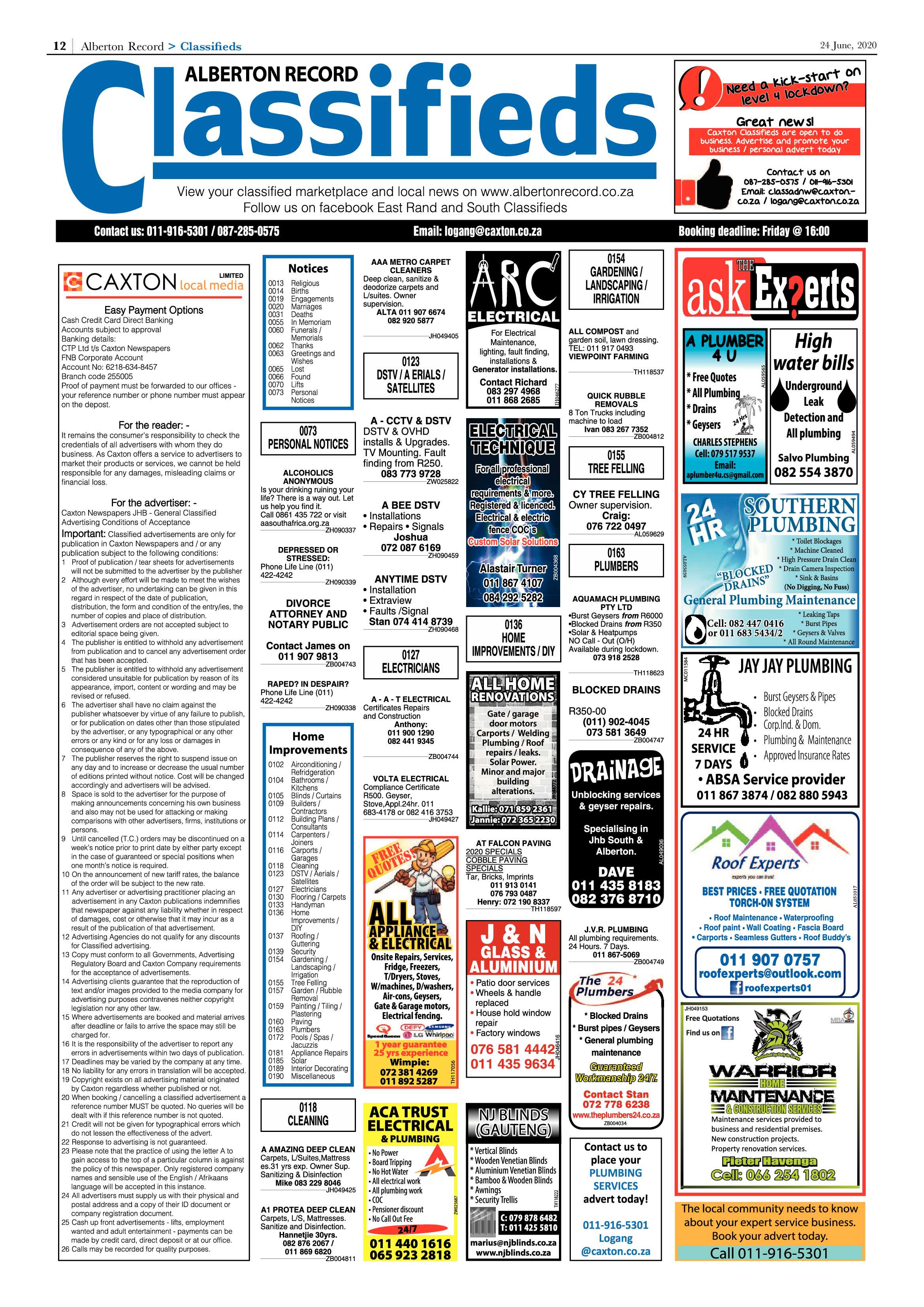 Alberton Record 24 June 2020 page 12