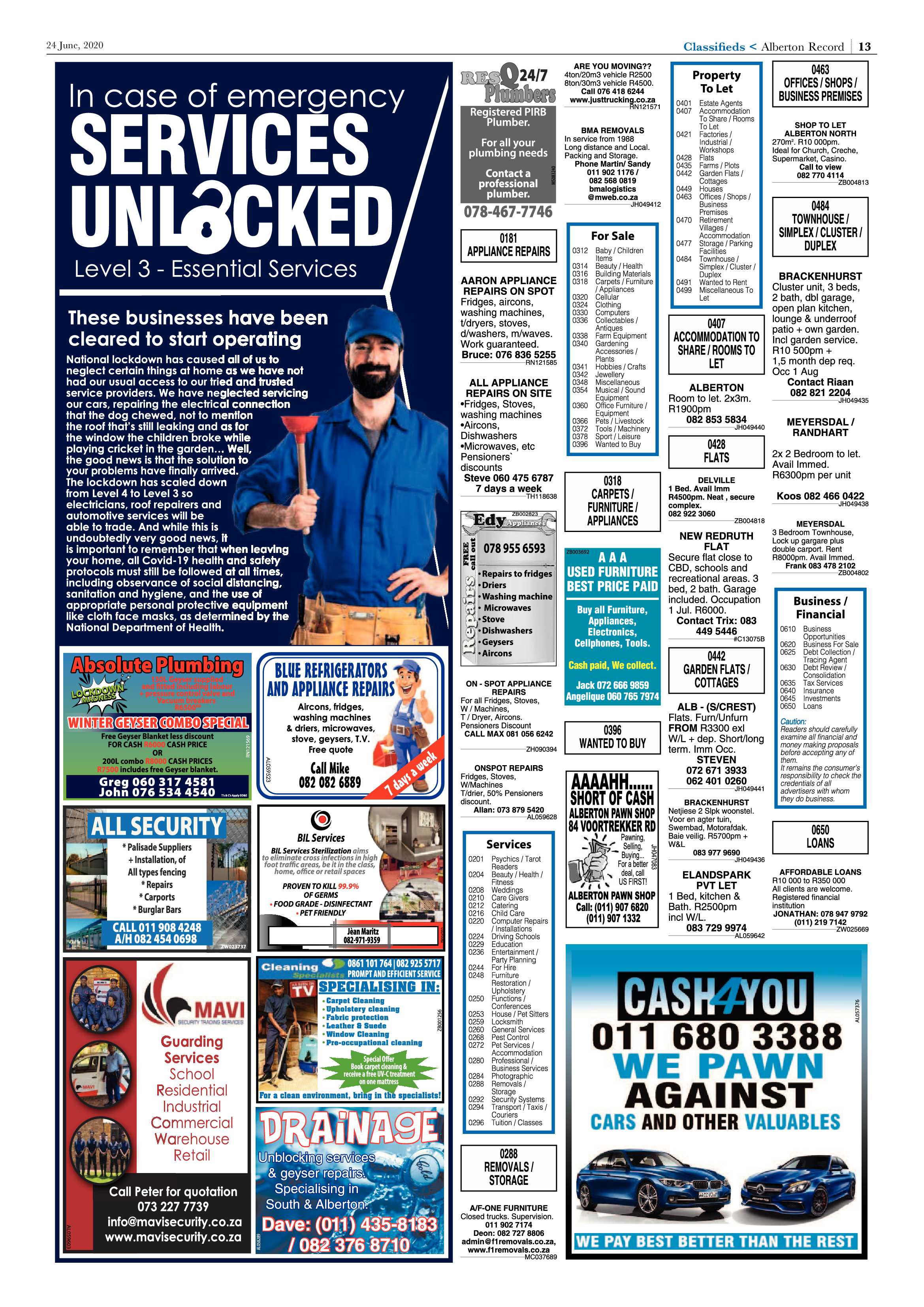 Alberton Record 24 June 2020 page 13