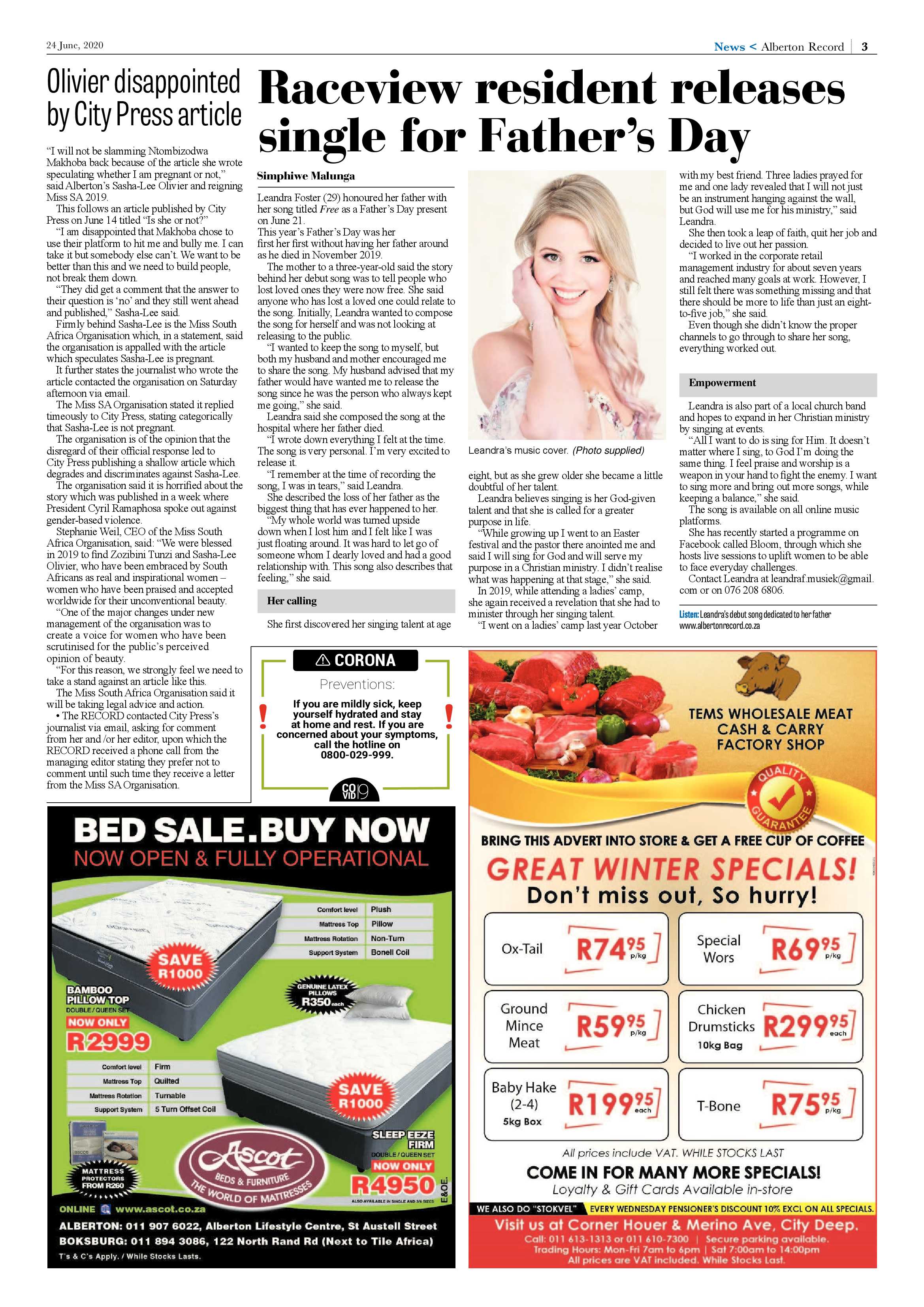 Alberton Record 24 June 2020 page 3