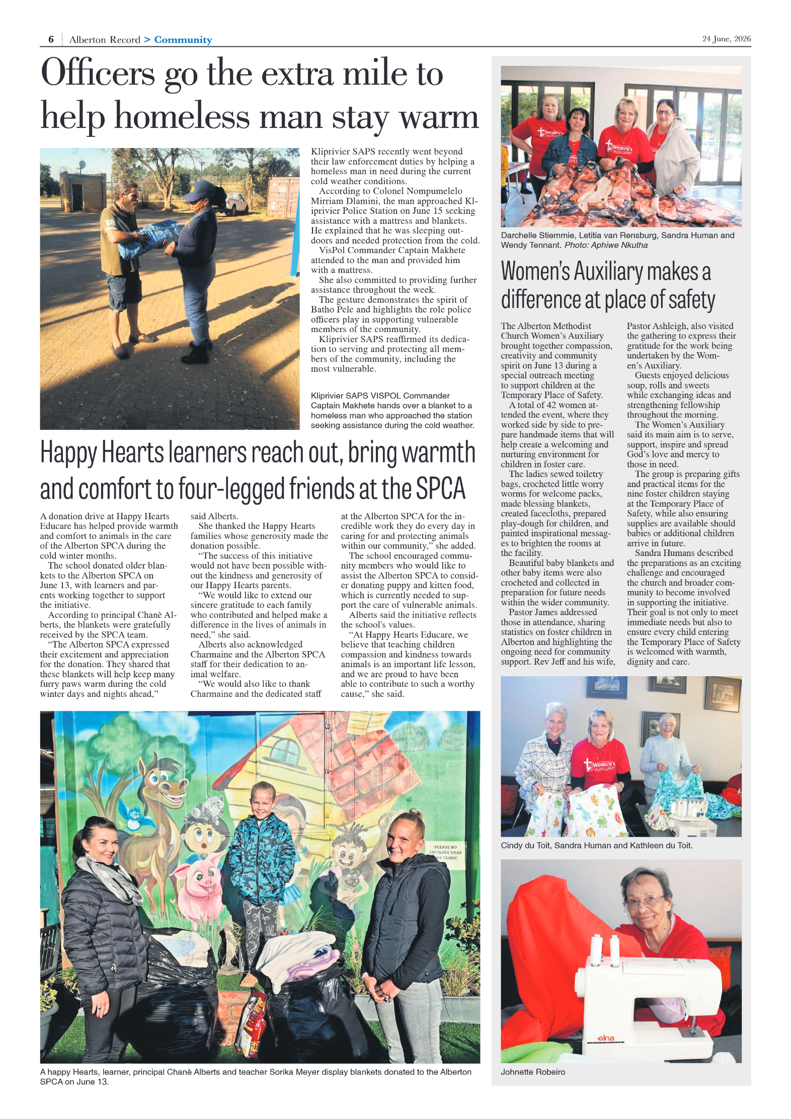 Alberton Record 24 June 2026 page 6