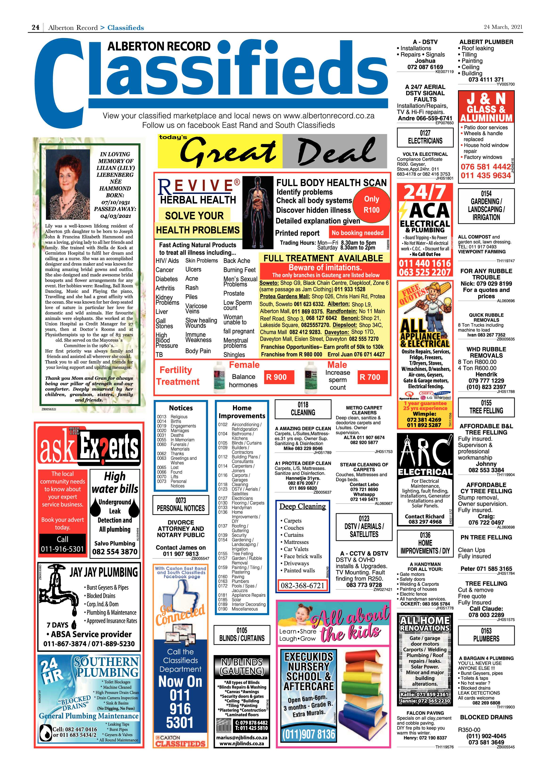 Alberton Record 24 March 2021 page 24