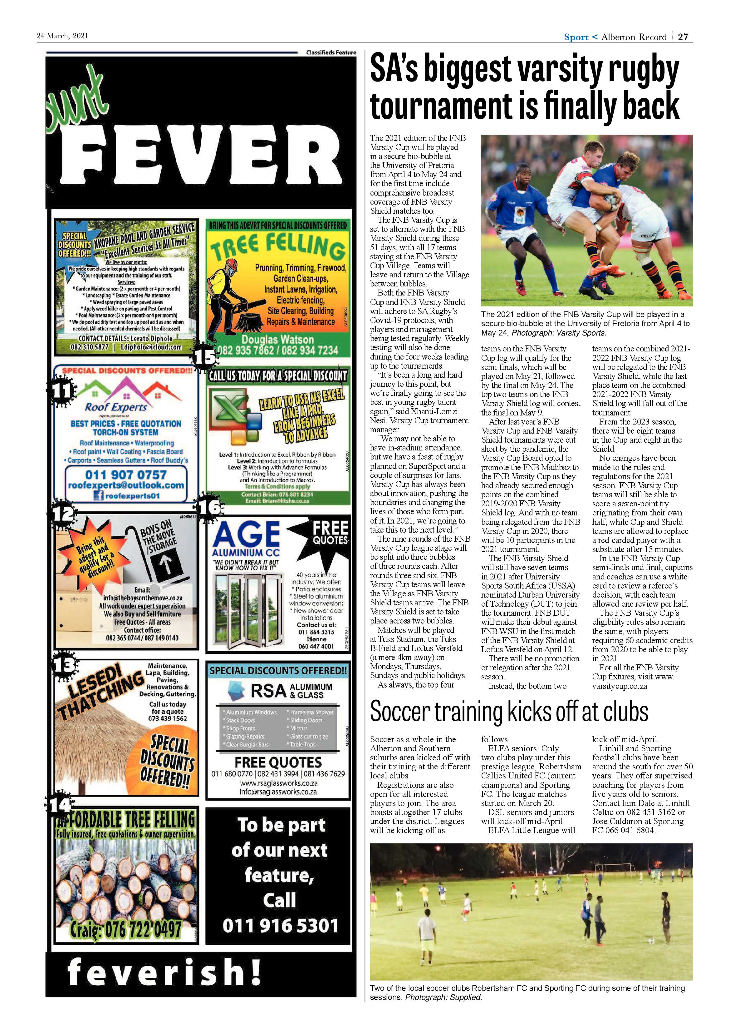 Alberton Record 24 March 2021 page 27