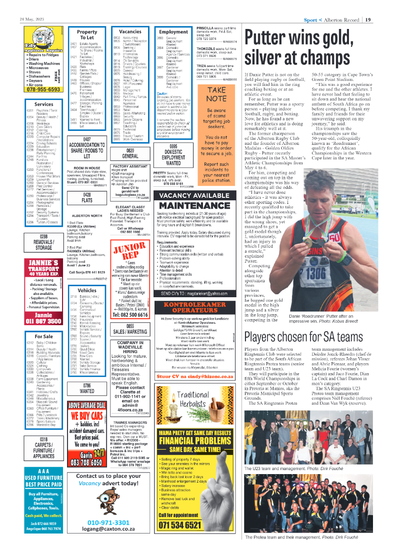 Alberton Record 24 May 2023 page 19