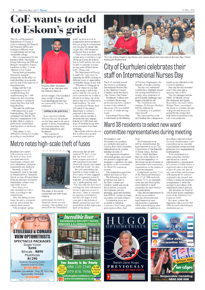 Alberton Record 24 May 2023 page 2