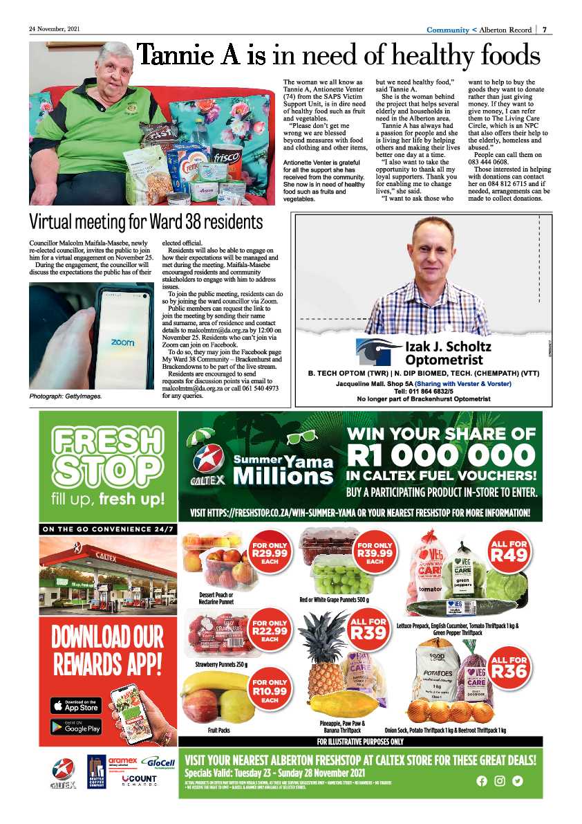 Alberton Record 24 November 2021 page 13