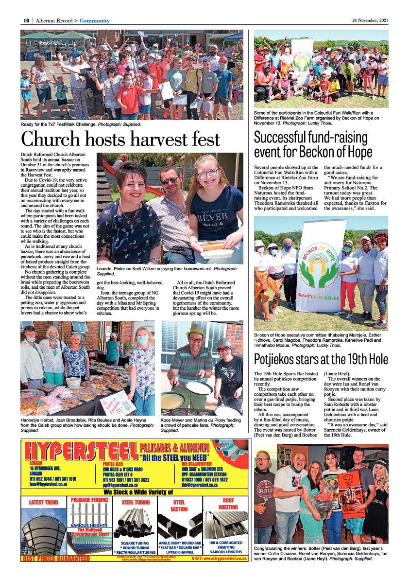 Alberton Record 24 November 2021 page 16