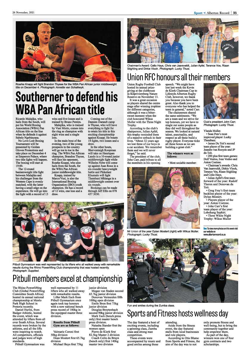 Alberton Record 24 November 2021 page 41