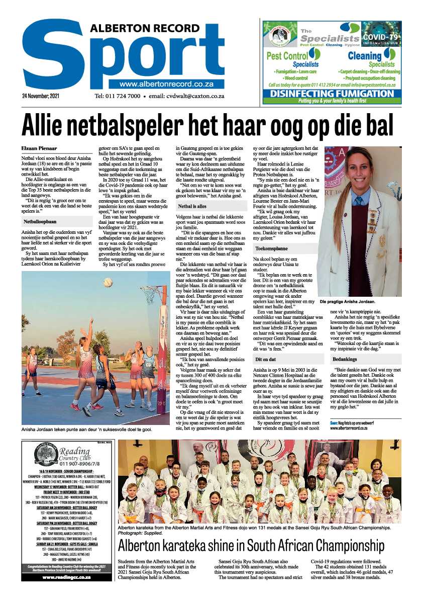Alberton Record 24 November 2021 page 42