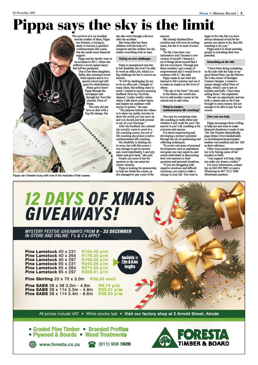 Alberton Record 24 November 2021 page 9