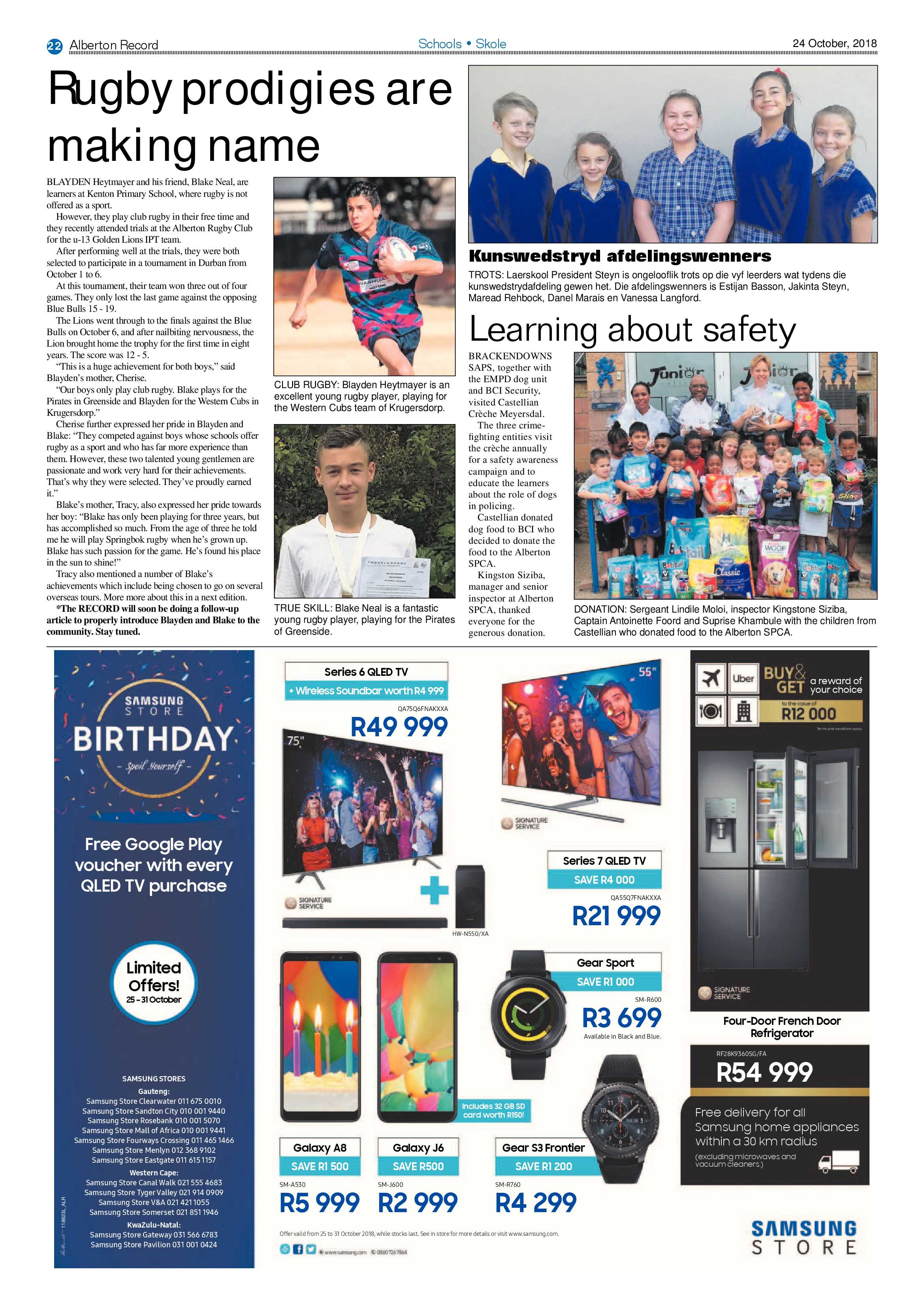 Alberton Record 24 October 2018 page 22