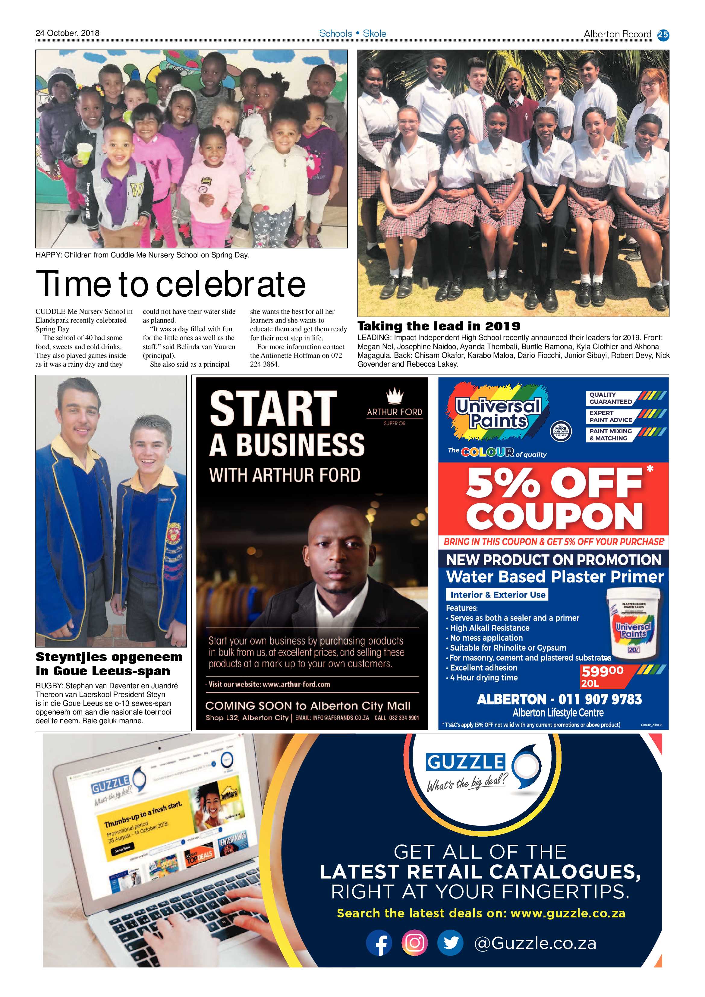 Alberton Record 24 October 2018 page 25