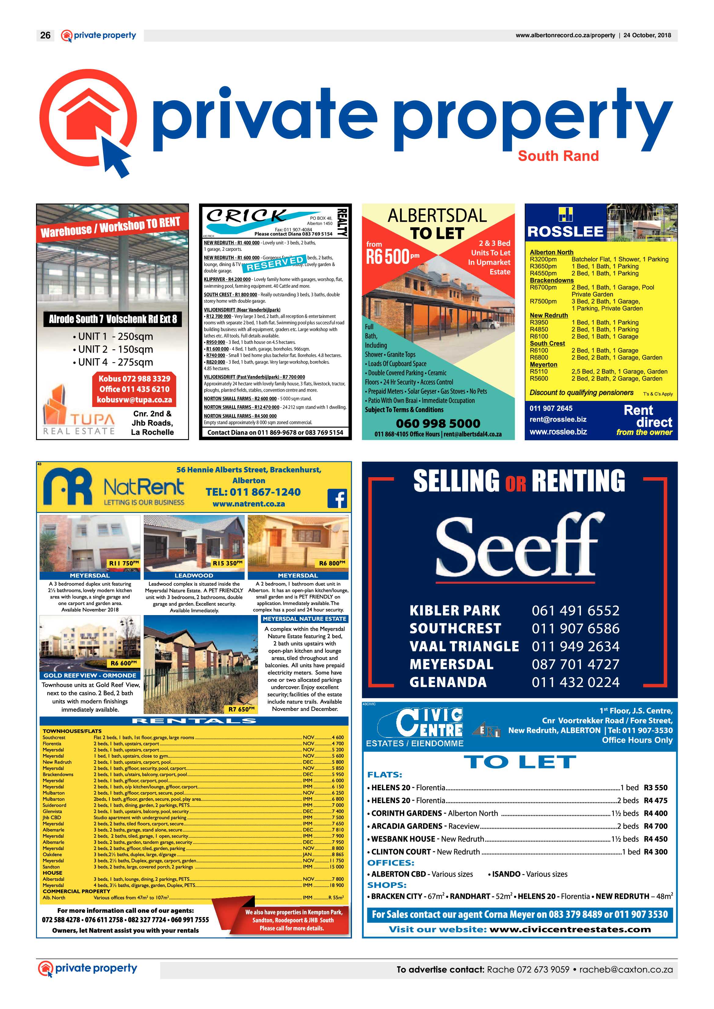 Alberton Record 24 October 2018 page 26